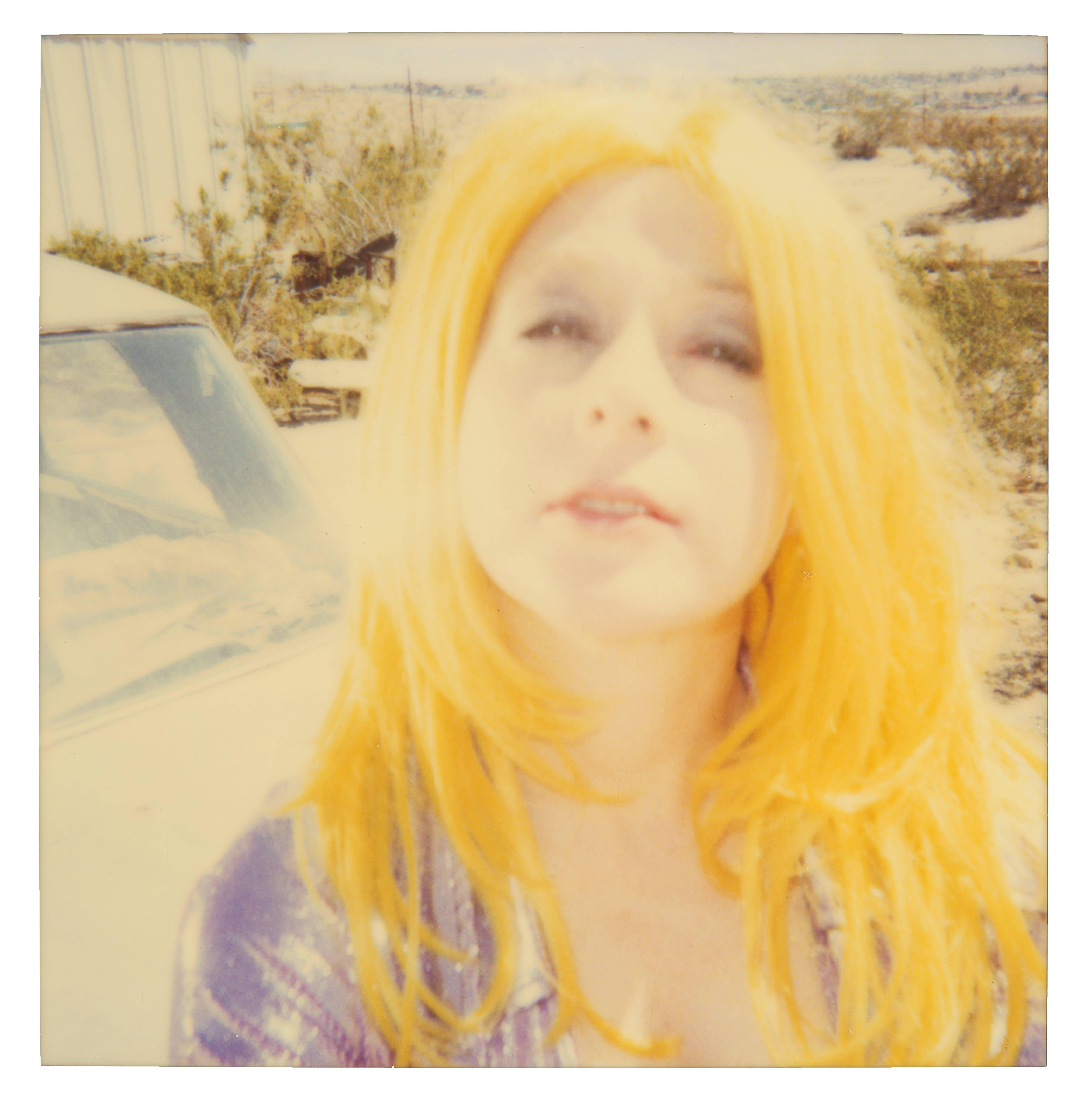 Stefanie Schneider Color Photograph - Desert Junk Yard (29 Palms, CA) - Polaroid, Women, Wigs, Pop-Art