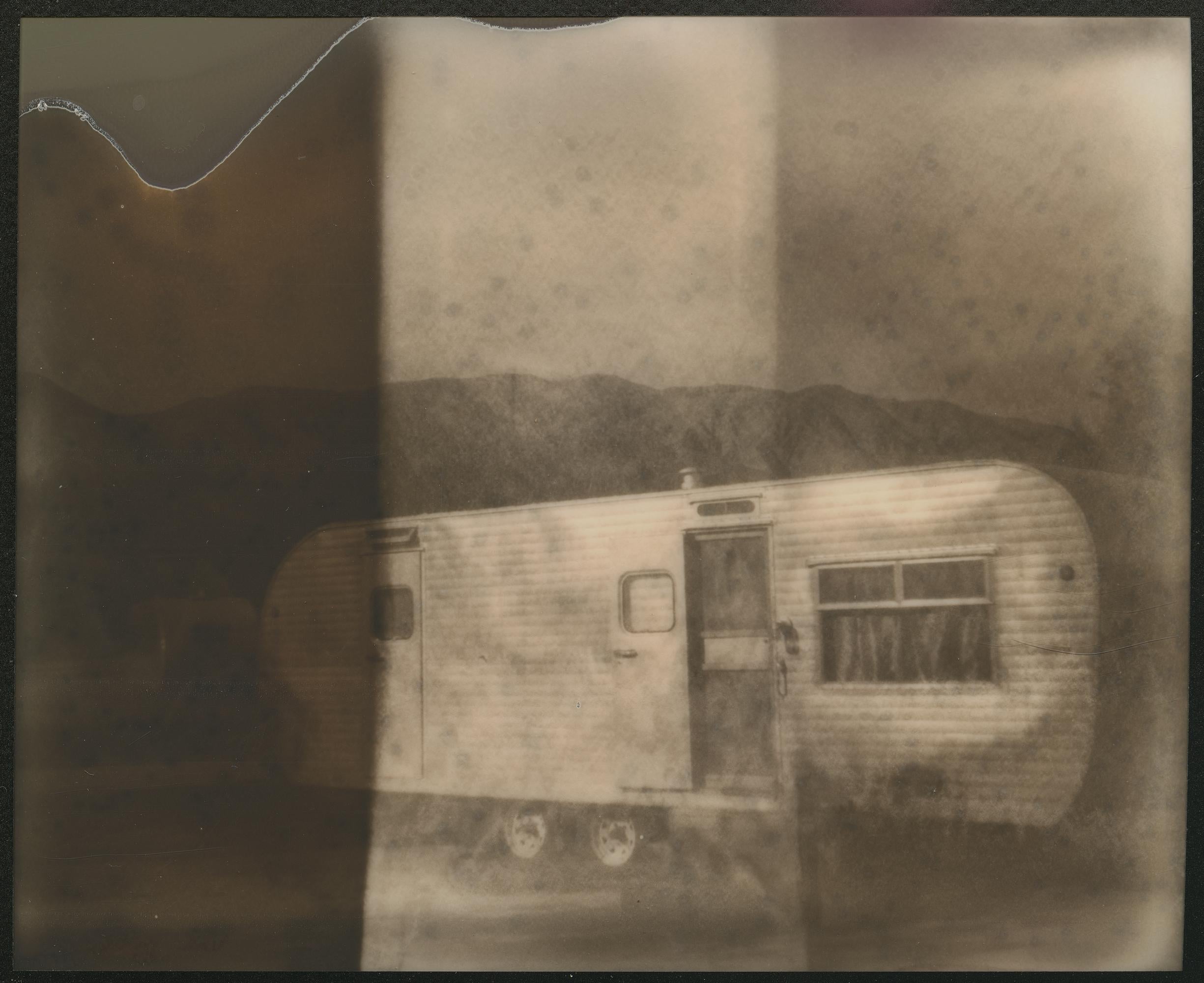 Stefanie Schneider Black and White Photograph - Desert Living (California Dreaming) - Contemporary, 21st Century, Polaroid