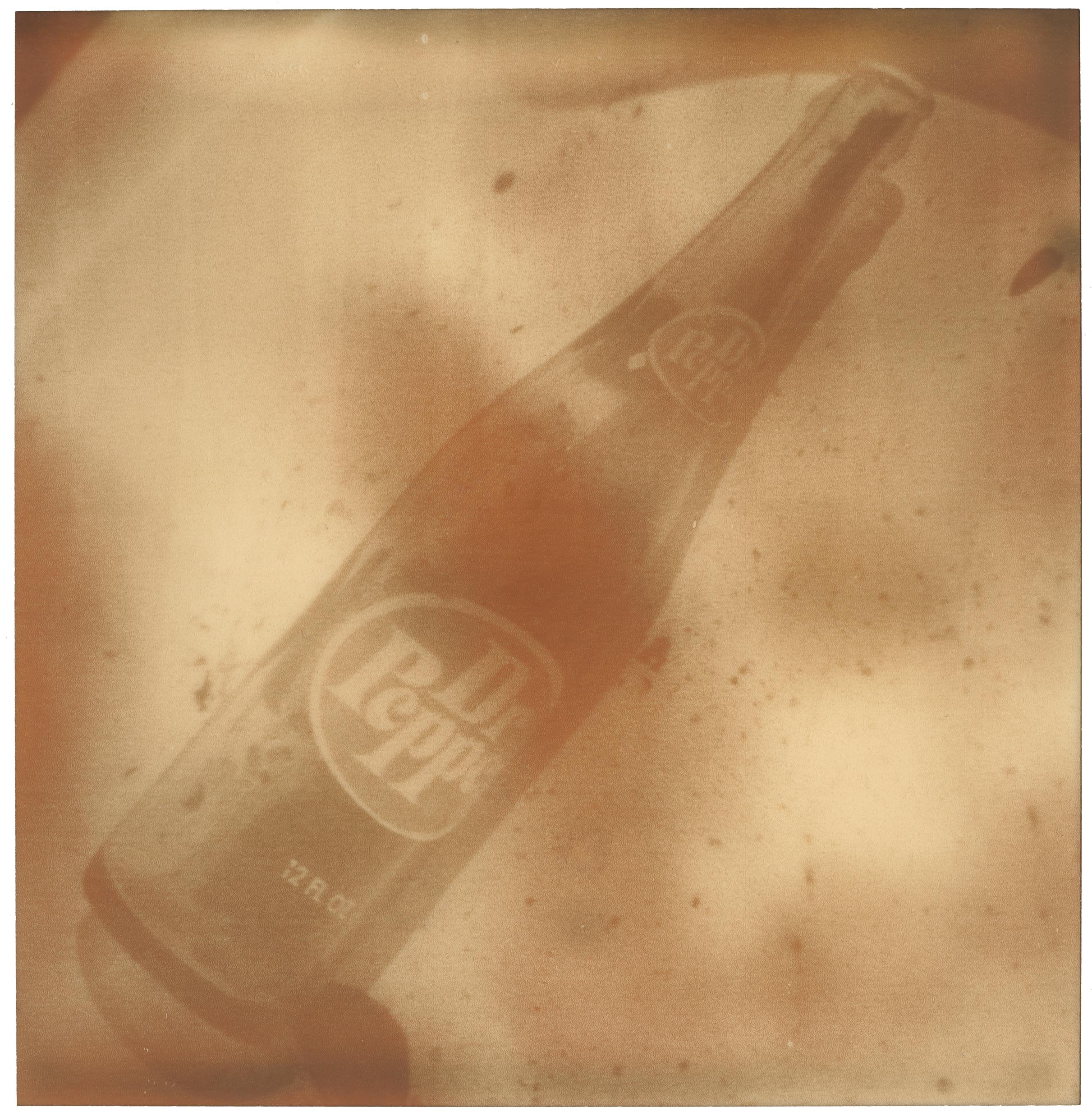 Stefanie Schneider Landscape Photograph - Dr. Pepper (Oxana's 30th Birthday) - Contemporary, Landscape, Polaroid, expired