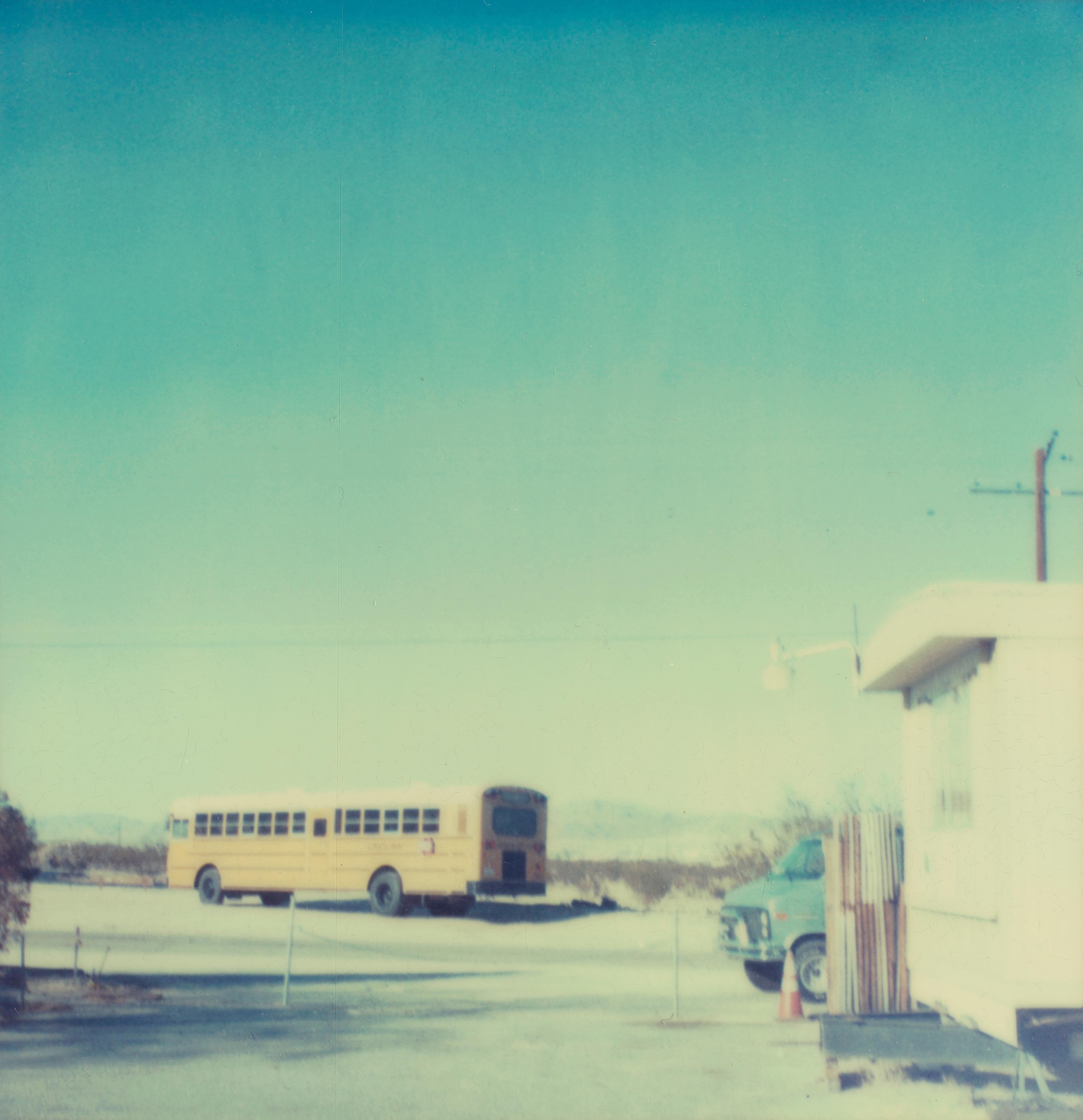 Stefanie Schneider Landscape Photograph - Drop Off (29 Palms, CA) - 21st Century, Polaroid, Contemporary, Landscape