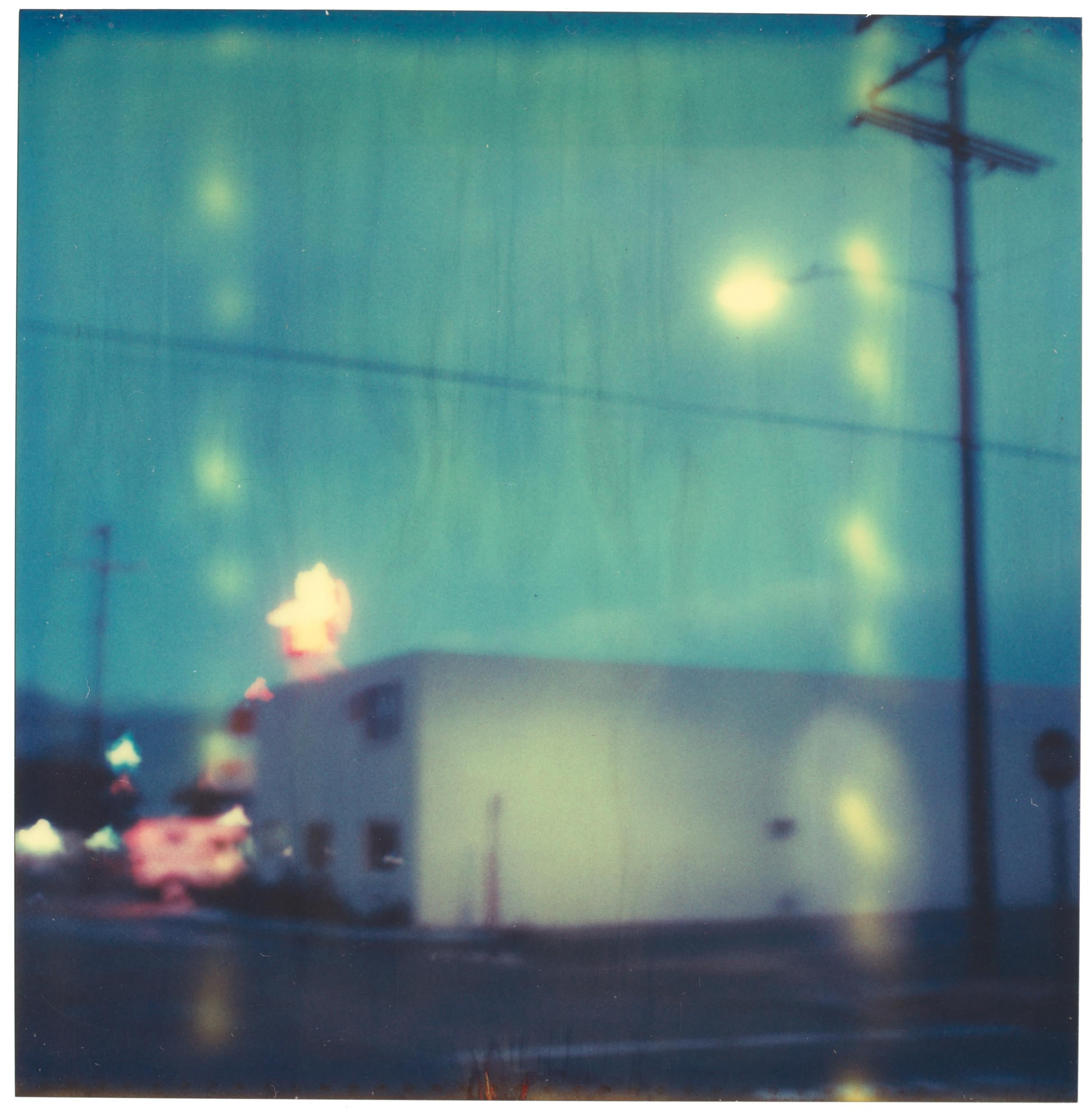Dusk (The Last Picture Show) - analog, Polaroid, Contemporary - Photograph by Stefanie Schneider
