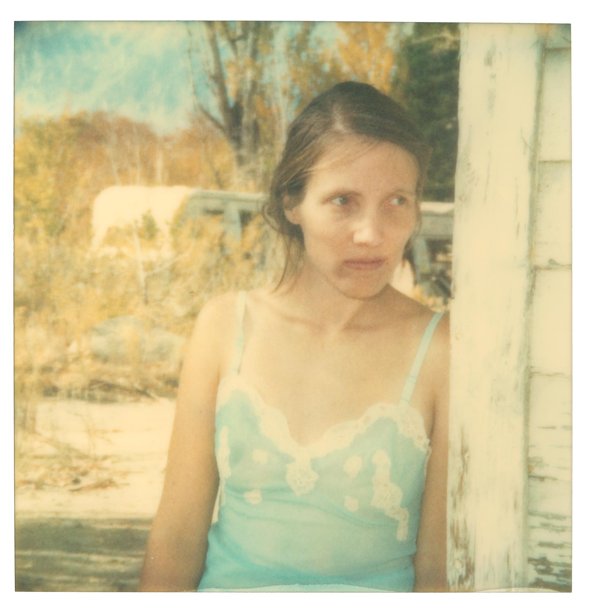 Stefanie Schneider Portrait Photograph - Dust Bowl Weary (Wastelands) - Polaroid, Expired. Contemporary, Color