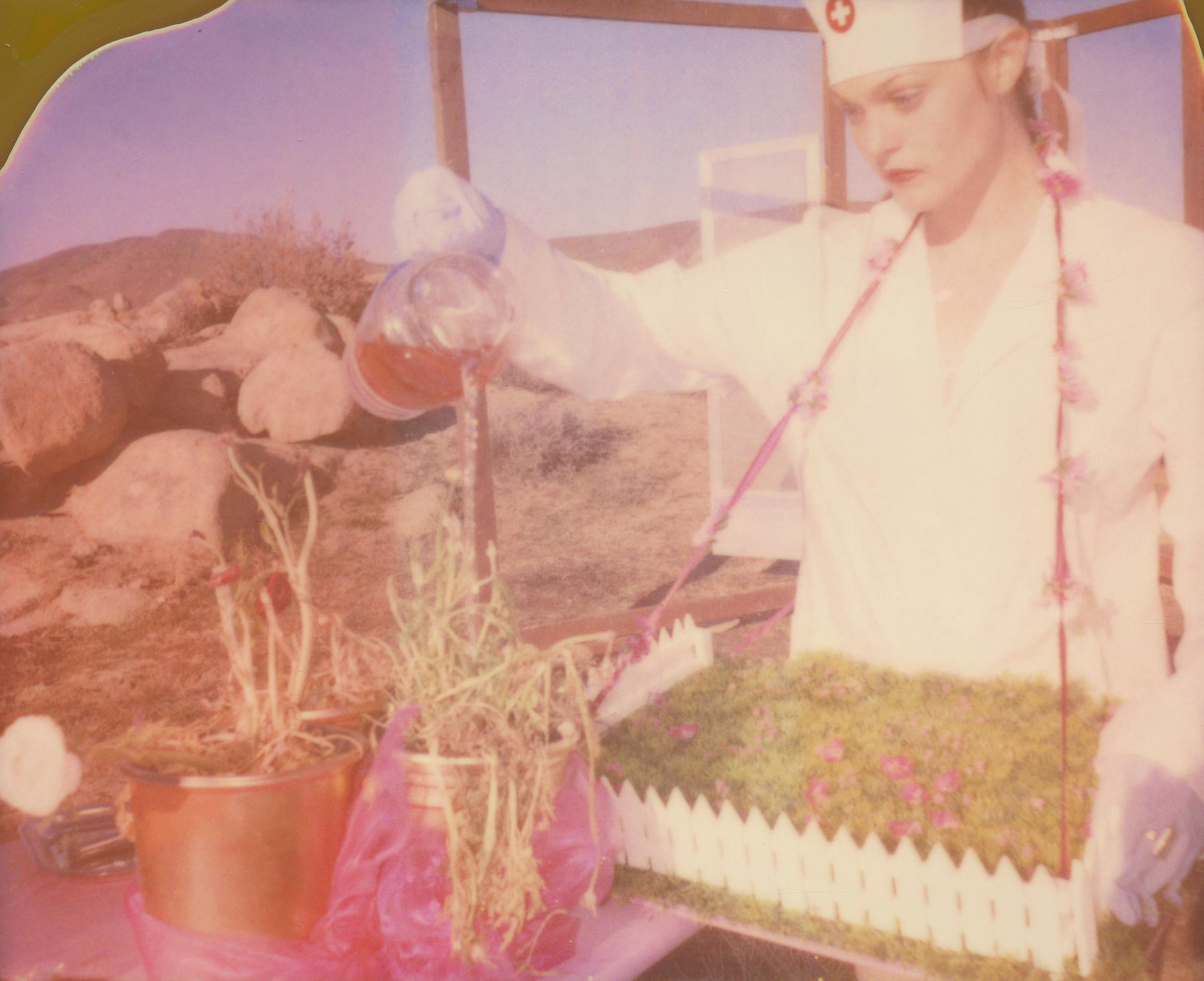 Stefanie Schneider Portrait Photograph - Elixir (Heather's Dream) - Polaroid, Contemporary, color