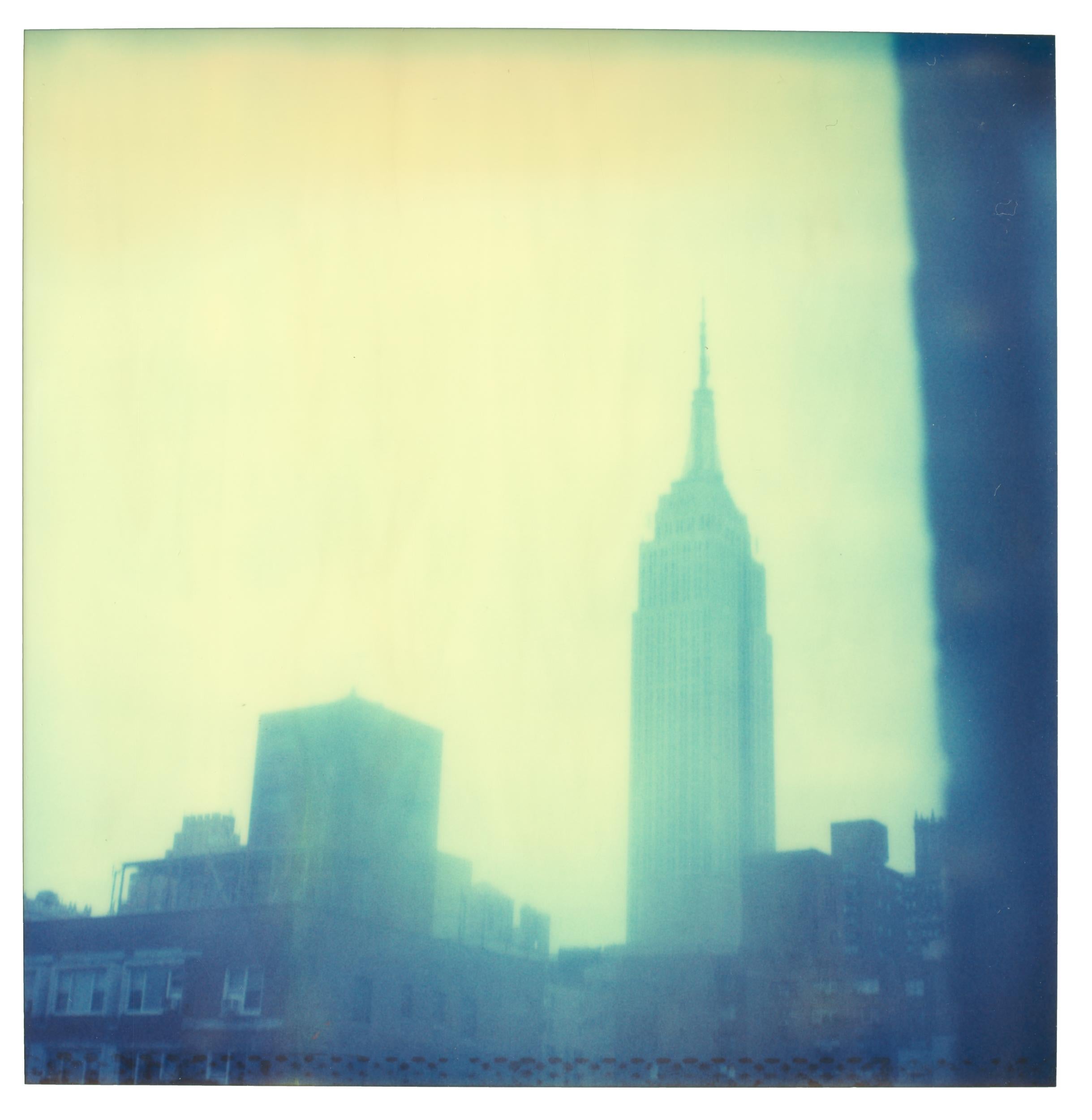 Stefanie Schneider Landscape Photograph - Empire Morning Fog (Strange Love) - Polaroid, New York, Empire State Building