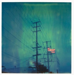 Emser - Contemporary, Abstract, Landscape, Polaroid, Blue, Los Angeles, Color