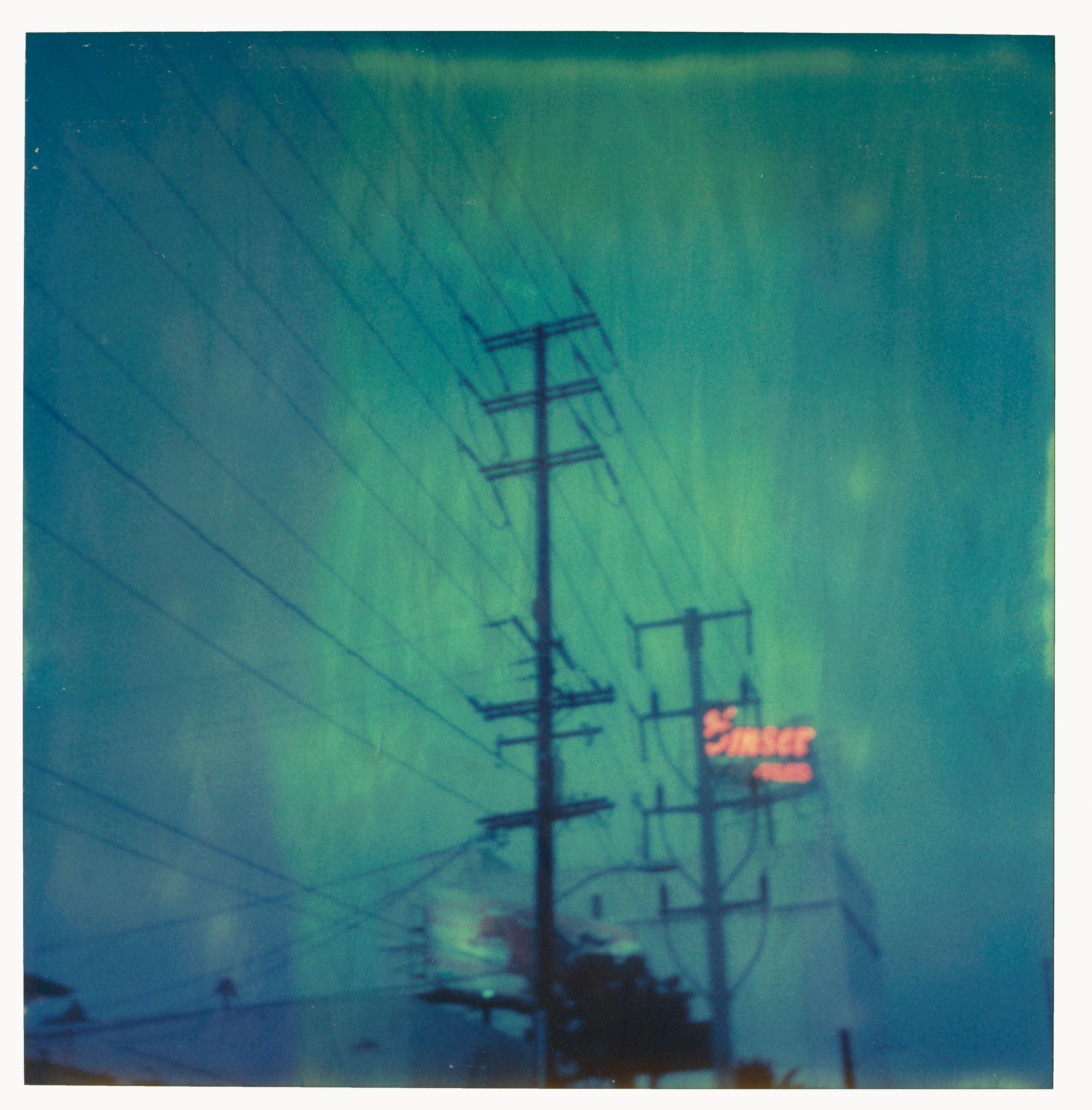 Stefanie Schneider Color Photograph - Emser - Contemporary, Abstract, Landscape, Polaroid, Blue, Los Angeles, Color