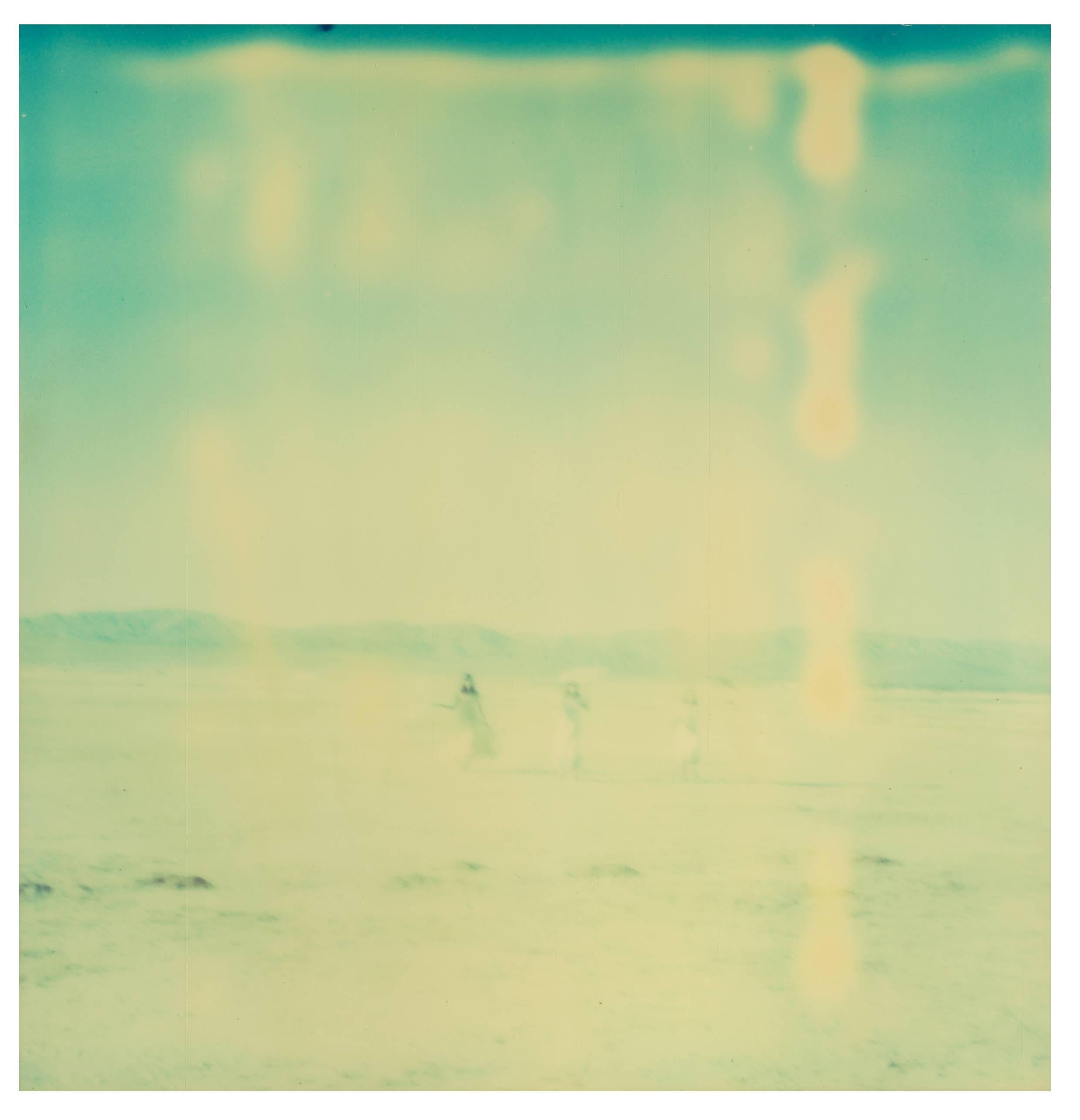 Enchanted (Dream Scene on Salt Lake), triptych - Photograph by Stefanie Schneider