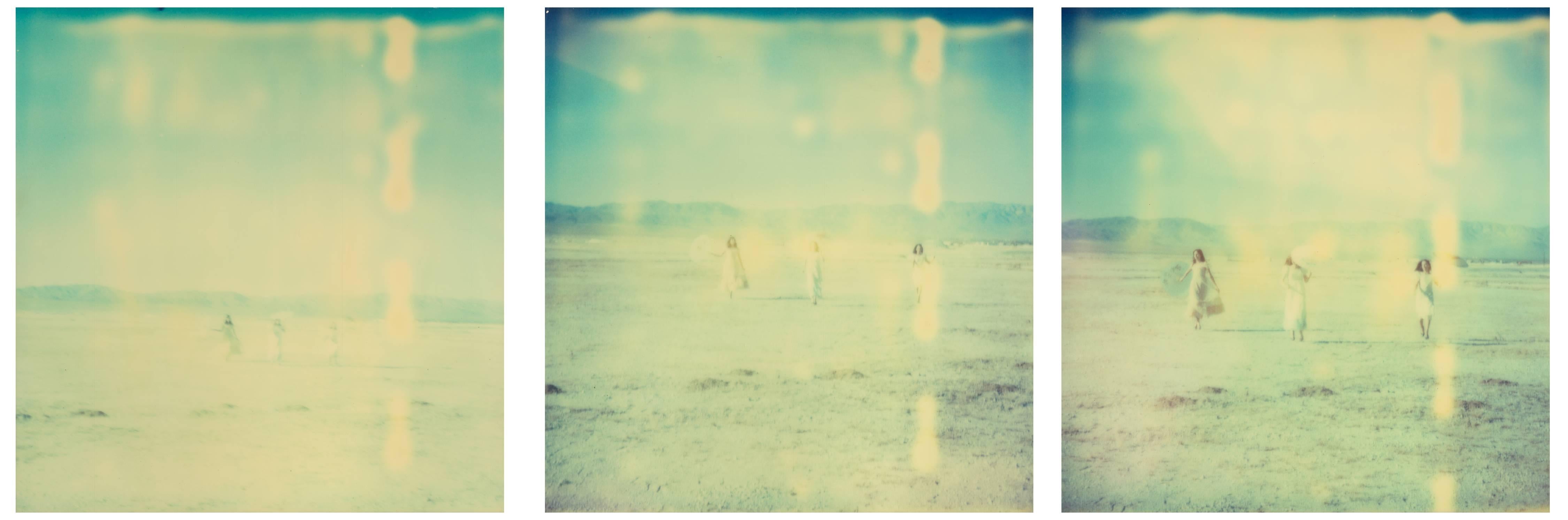 Stefanie Schneider Landscape Photograph - Enchanted (Dream Scene on Salt Lake), triptych