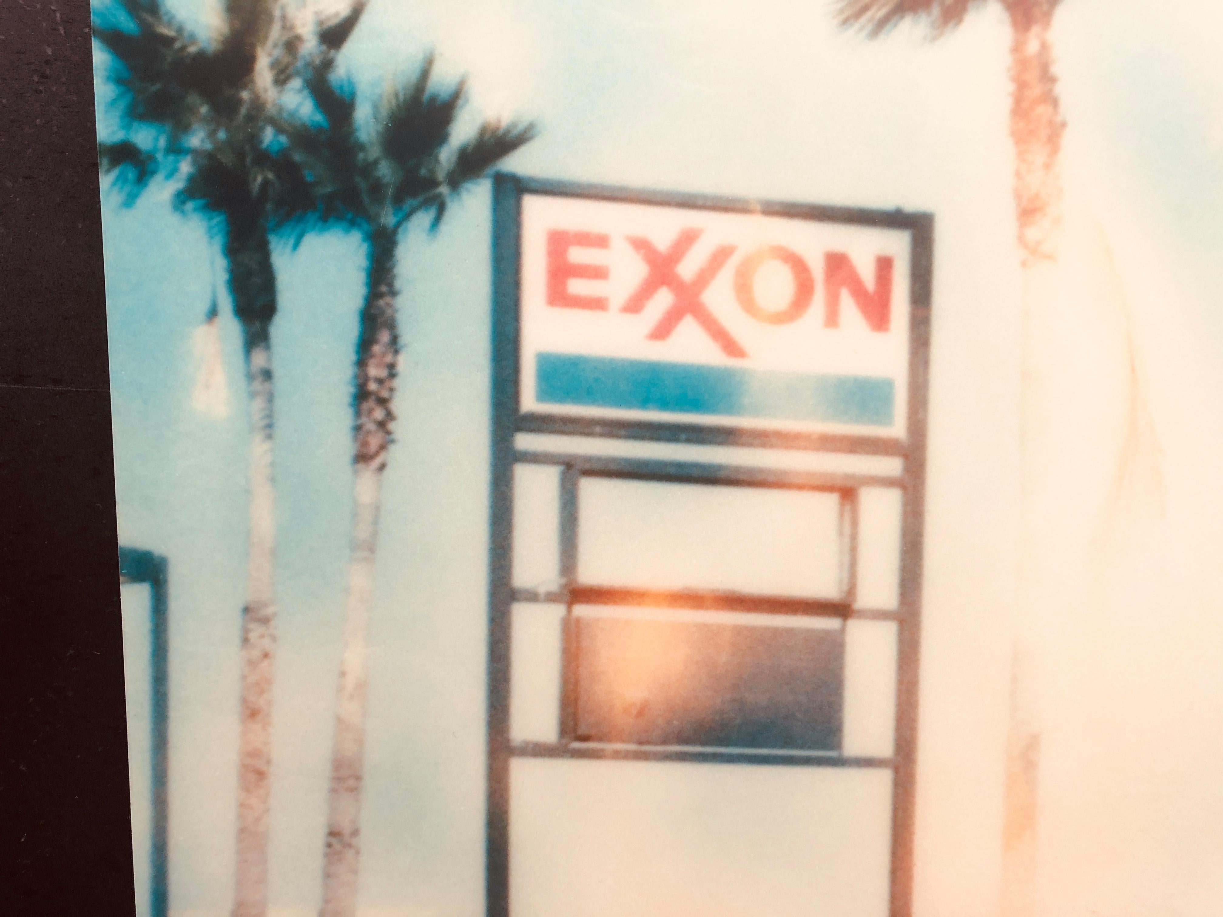 Exxon (Stranger than Paradise) - 1999

58x57cm, 
Edition of 10 (last Edition), plus 2 Artist Proofs. 
Analog C-Print, hand-printed by the artist on Fuji Crystal Archive Paper, based on the Polaroid. 
Signed on verso with Certificate. 
Artist