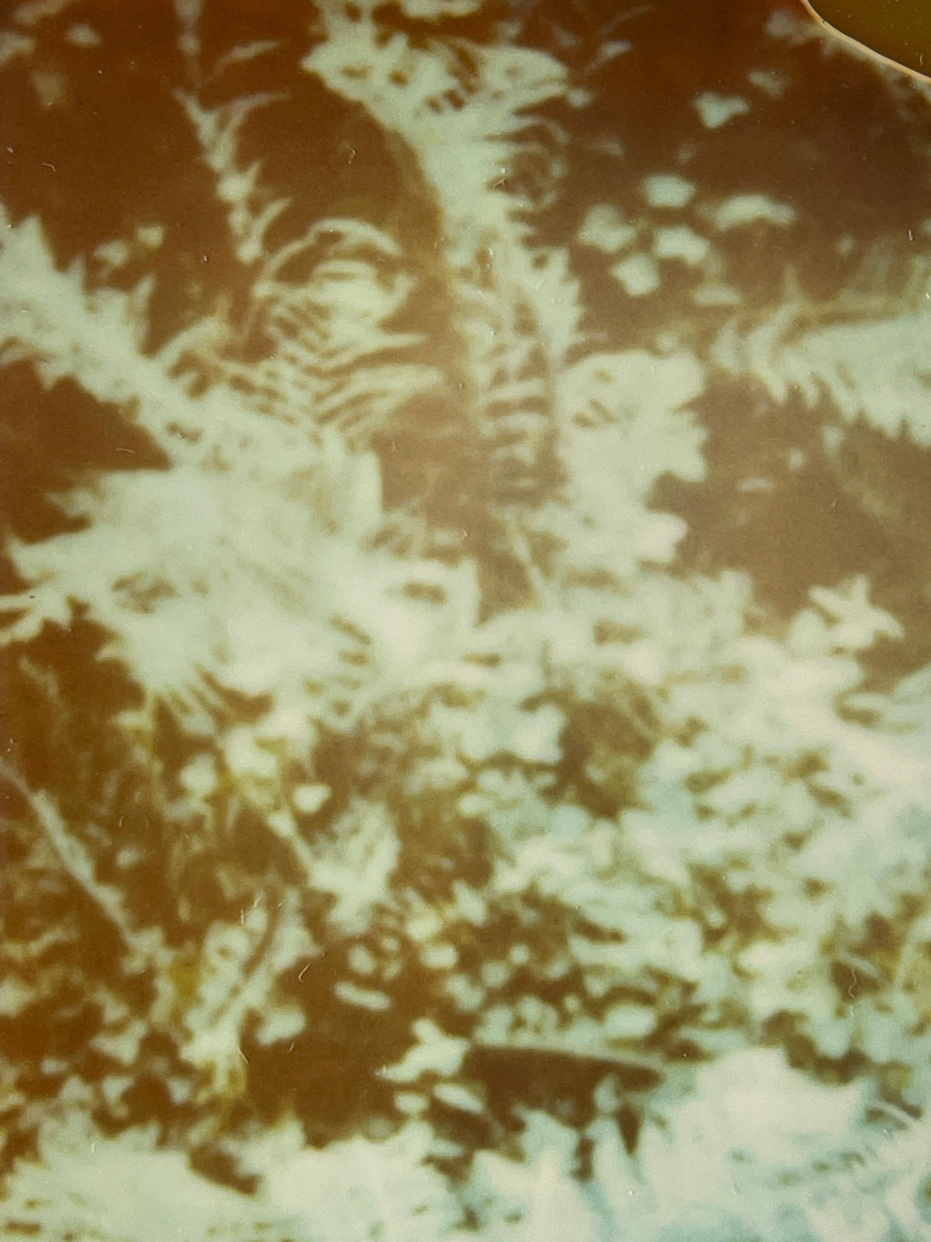 Fern (Fairytales) - Pièce unique d'origine Polaroid - Gris Portrait Photograph par Stefanie Schneider