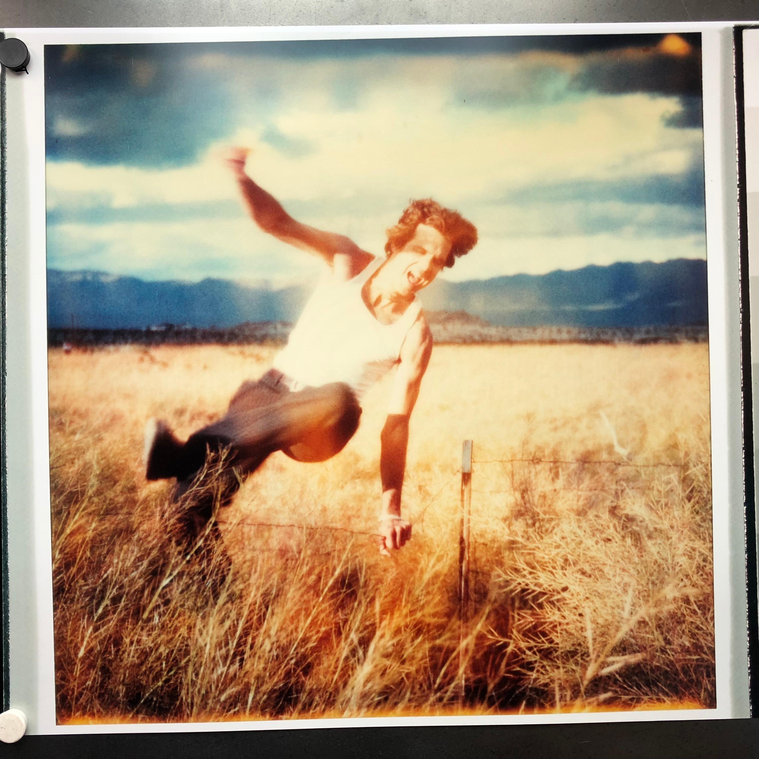 Stefanie Schneider Landscape Photograph - Field of Dreams (Sidewinder), analog, 80x78cm, Edition 2/5