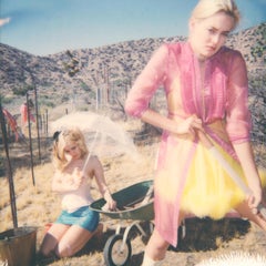 First Steps (Heavenly Falls) - 21st Century, Polaroid, Women, Contemporary