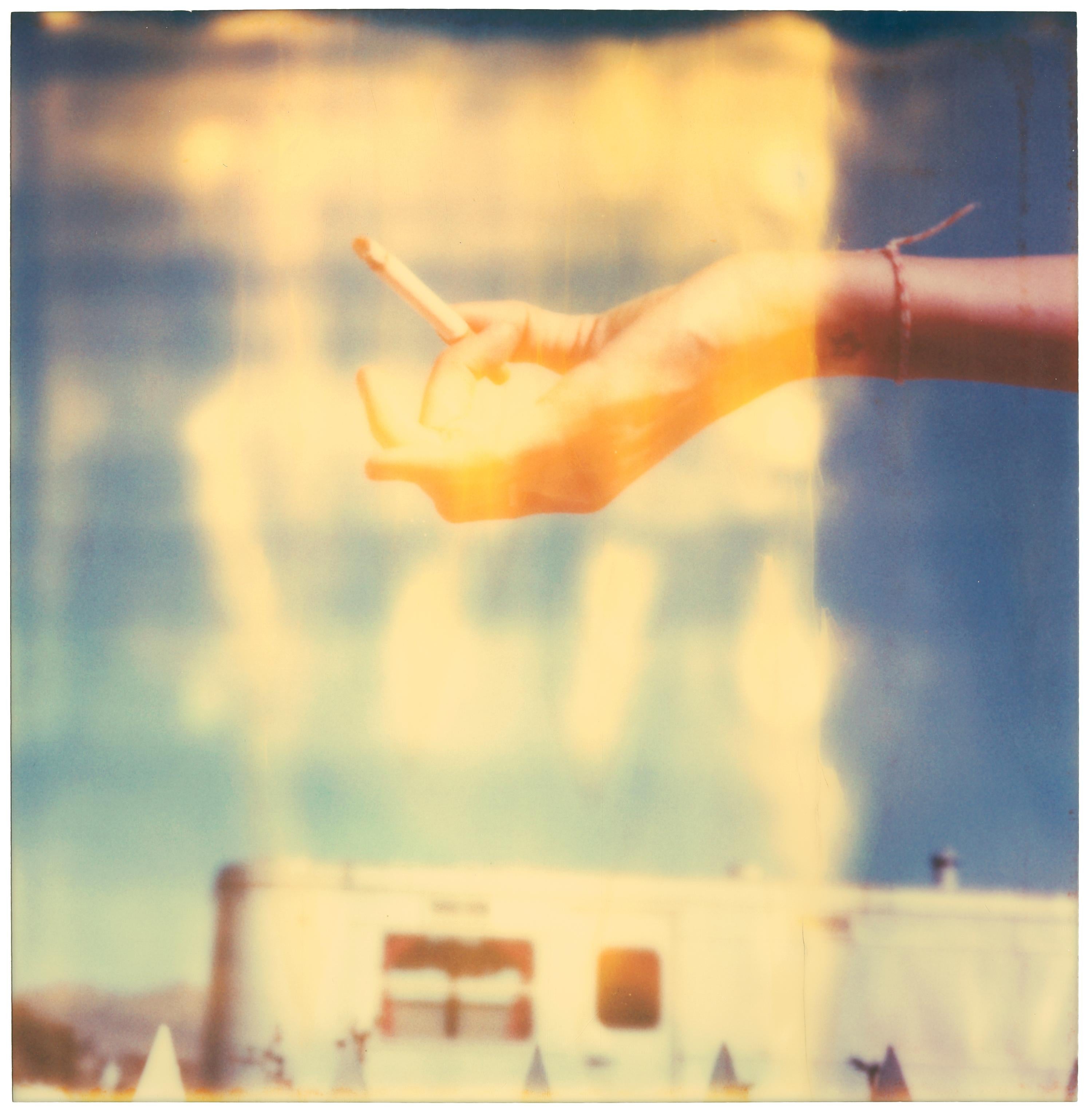 Stefanie Schneider Landscape Photograph - Flick  (The Girl...) - Polaroid, Contemporary, 21st Century, Color, Photo