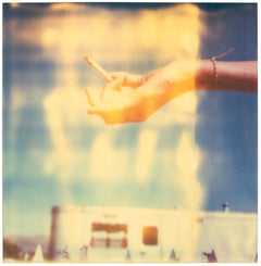 Flick (The Girl...) - Polaroid, Contemporary, 21. Jahrhundert, Farbe, Foto