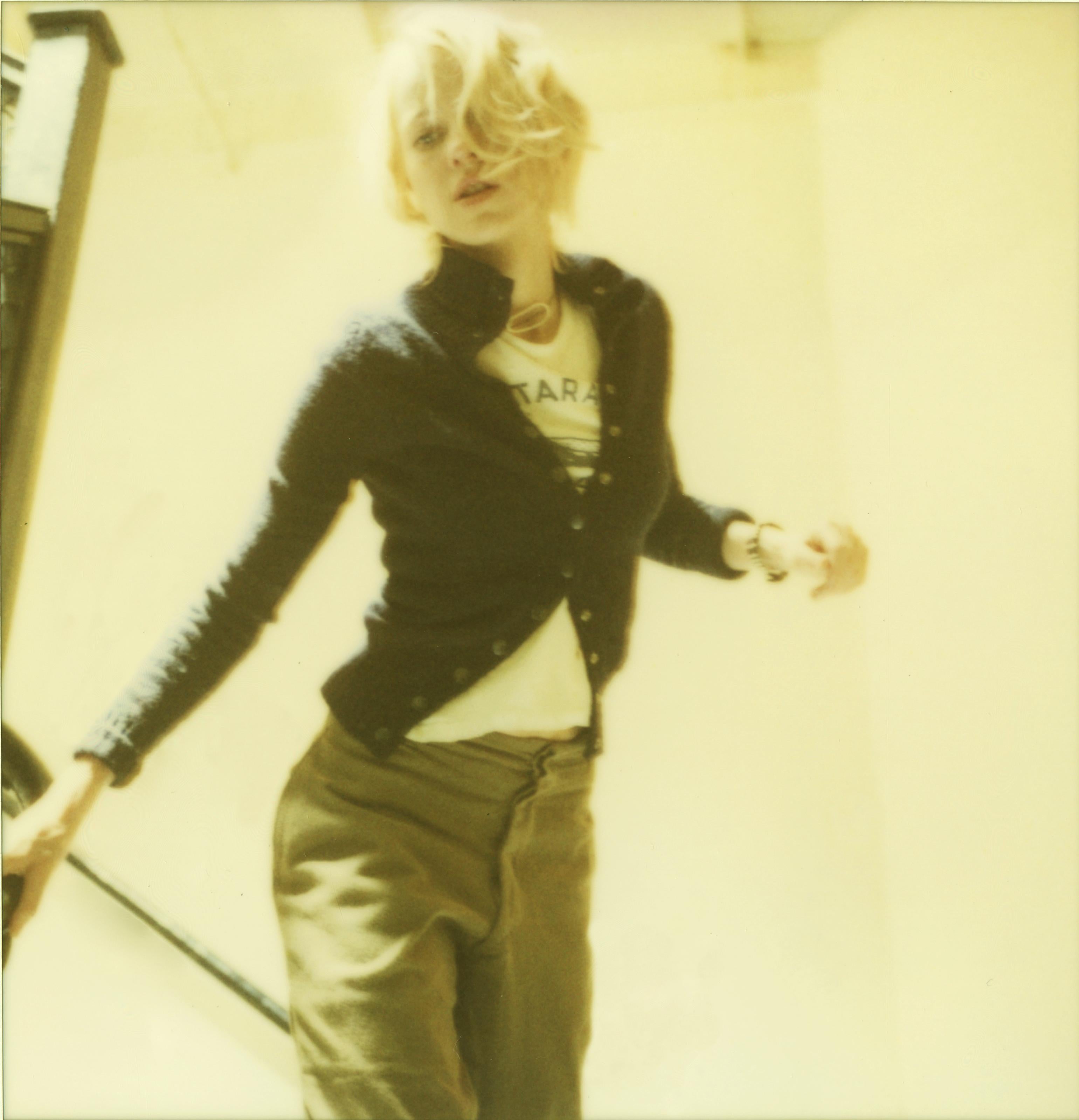 Stefanie Schneider Color Photograph - Flight of Stairs - featuring Naomi Watts - Polaroid, 21st Century, Contemporary