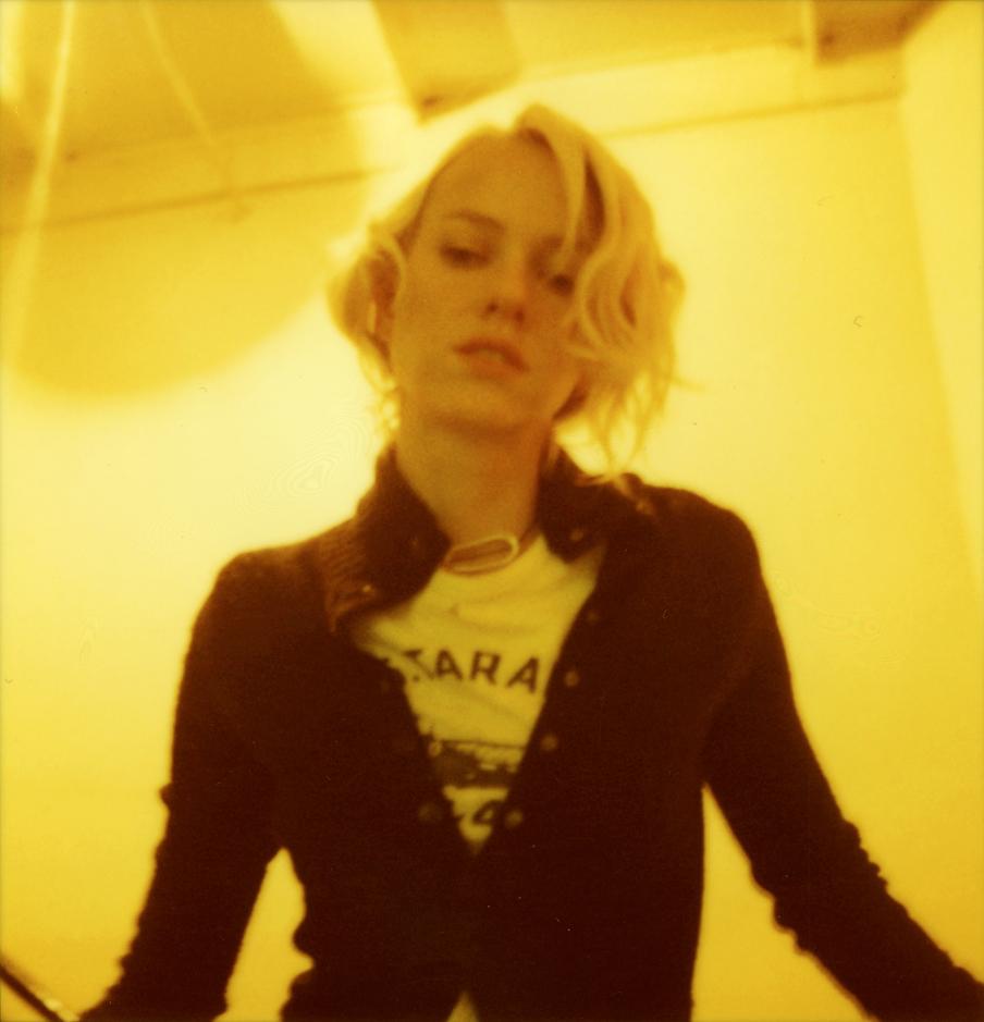 Stefanie Schneider Figurative Photograph - Flight of Stairs II - featuring Naomi Watts - Polaroid, 21st Century