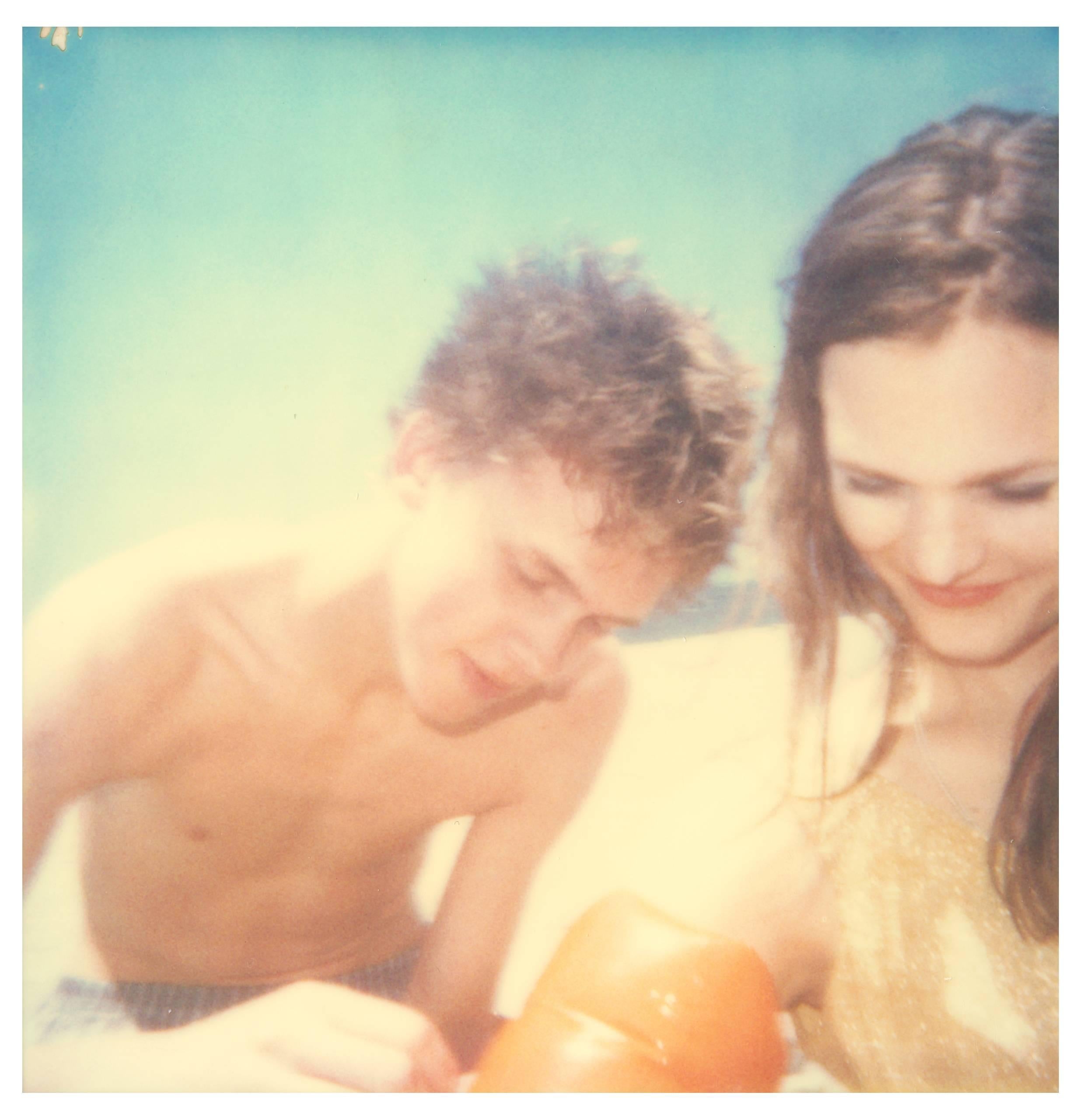 Stefanie Schneider Color Photograph - Floaties #4 (Beachshoot) - Polaroid, Vintage, analog, Contemporary