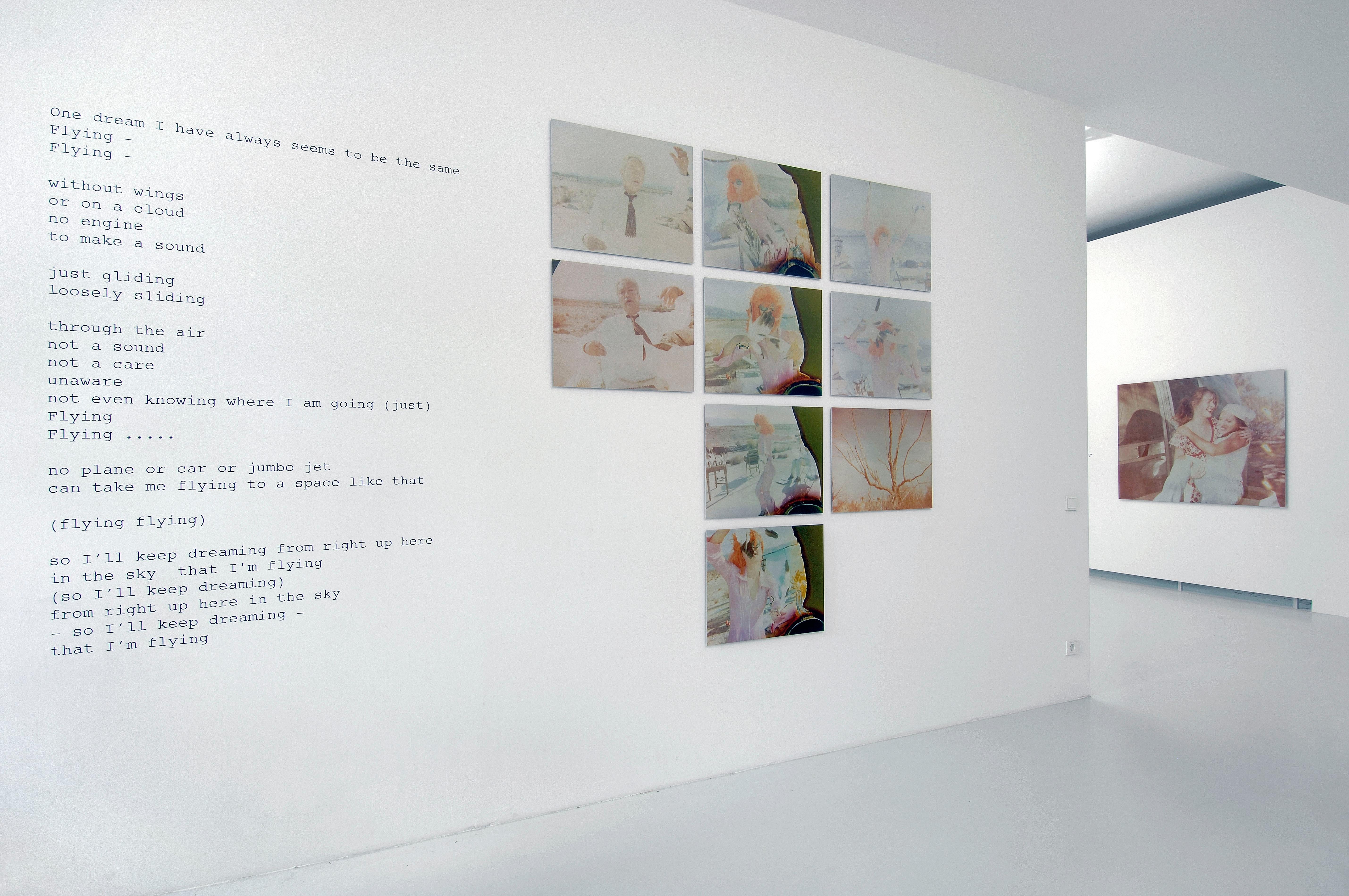 Flying (Stage of Consciousness) - analog, mounted, installation - Photograph by Stefanie Schneider