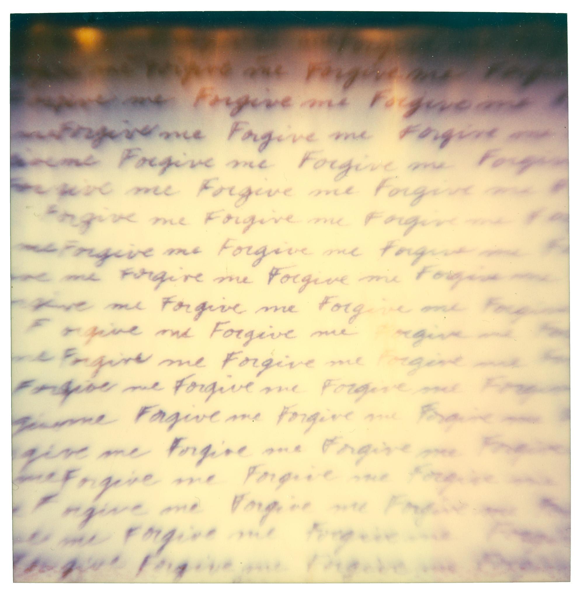 Stefanie Schneider Color Photograph -  Forgive Me (Stay) - the movie, expired Polaroid, analog hand made