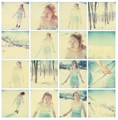 Frozen (16 pieces) Contemporary, Landscape, USA, Polaroid, Figurative, Ice, Snow