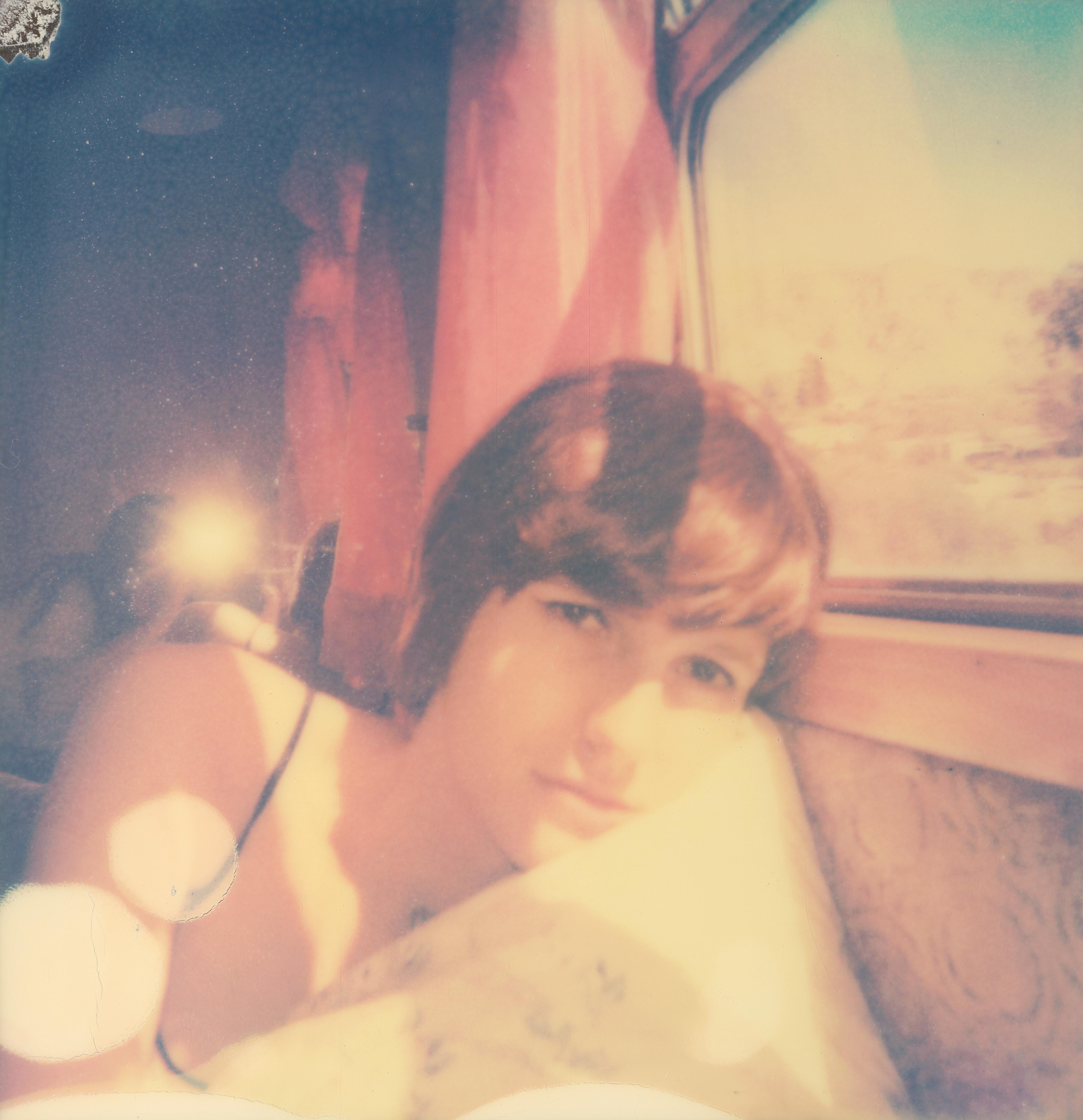 Stefanie Schneider Portrait Photograph - Full of Dreams (The Girl behind the White Picket Fence) - Polaroid, Contemporary