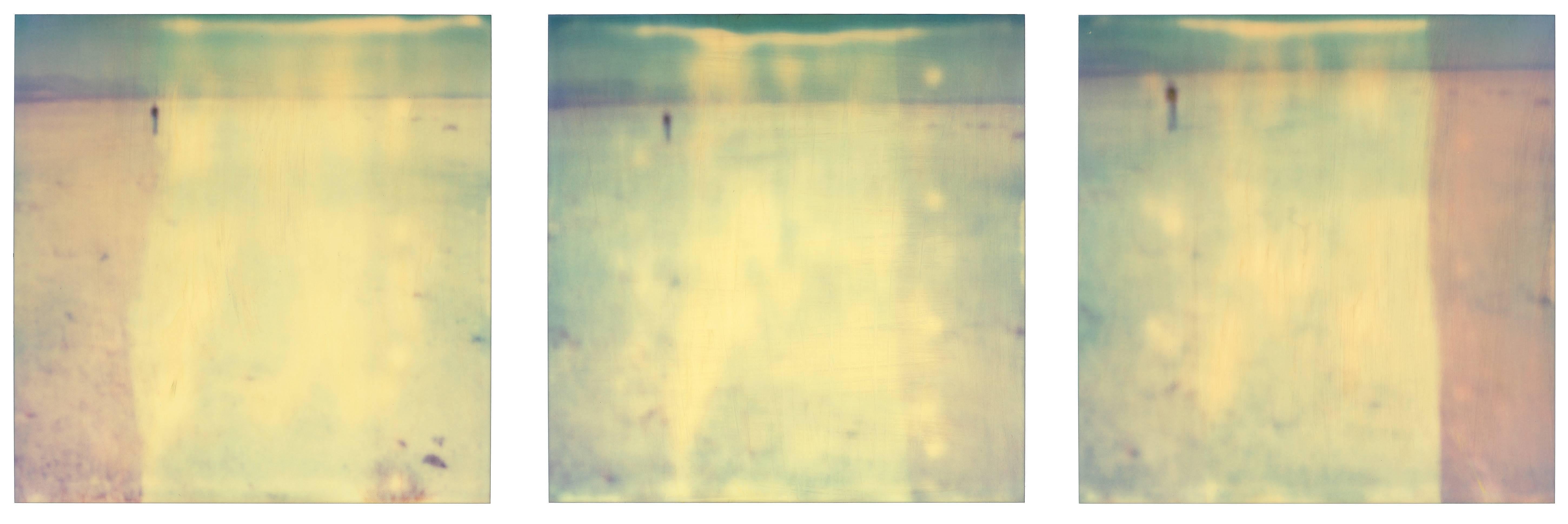 Stefanie Schneider Landscape Photograph - Gasoline, Contemporary, 21st Century, Polaroid, Figurative, Photograph, triptych