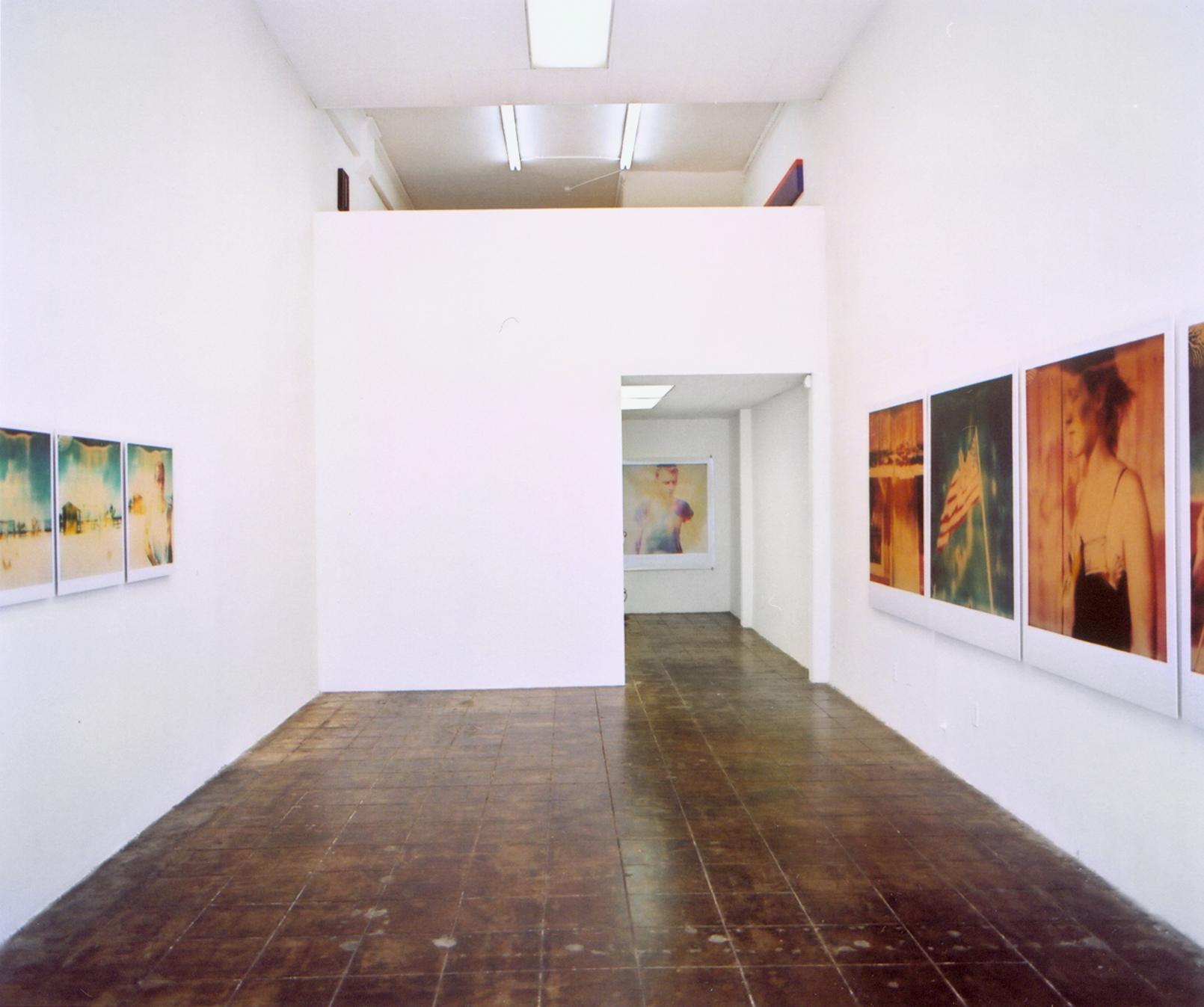 Gasoline III (Stranger than Paradise) - XX secolo, Contemporaneo, Polaroid - Landscape Photograph Beige di Stefanie Schneider