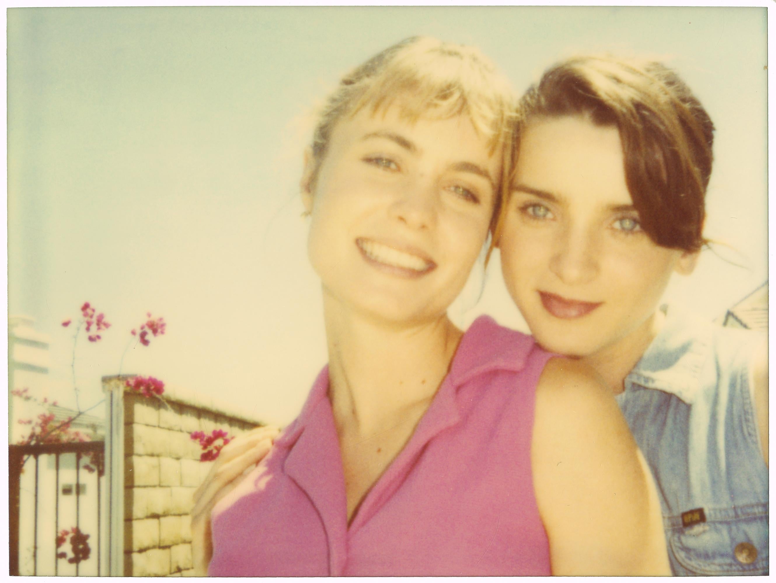 Stefanie Schneider Color Photograph - Girl Friends - Suburbia, analog, featuring Radha Mitchell and Michele Hicks