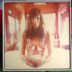 Gravity (The Girl behind the White Picket Fence) - Polaroid, Contemporary, Color