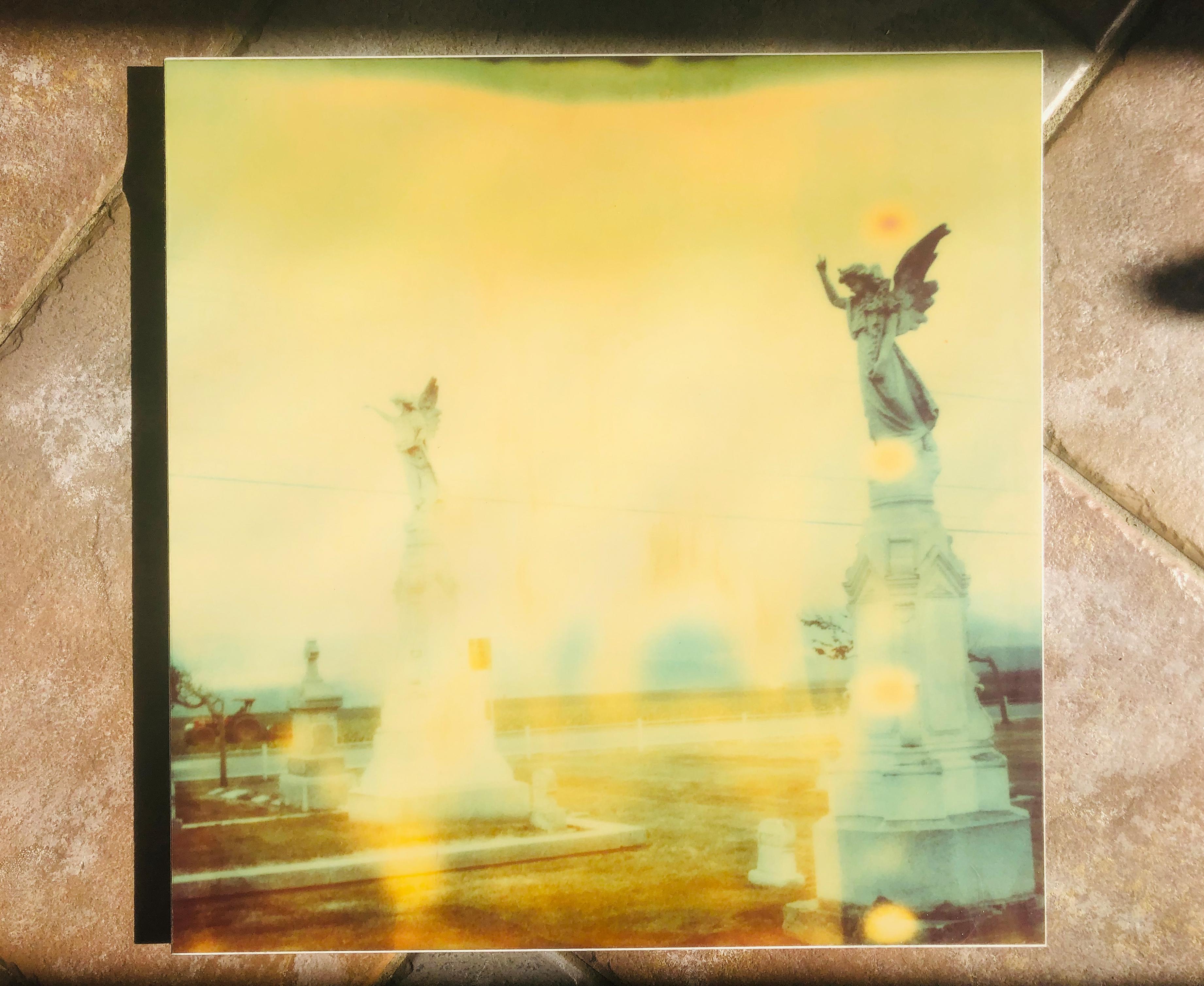 Guadaloupe (Last Picture Show) - mounted, analog, Polaroid, Contemporary, Color - Photograph by Stefanie Schneider