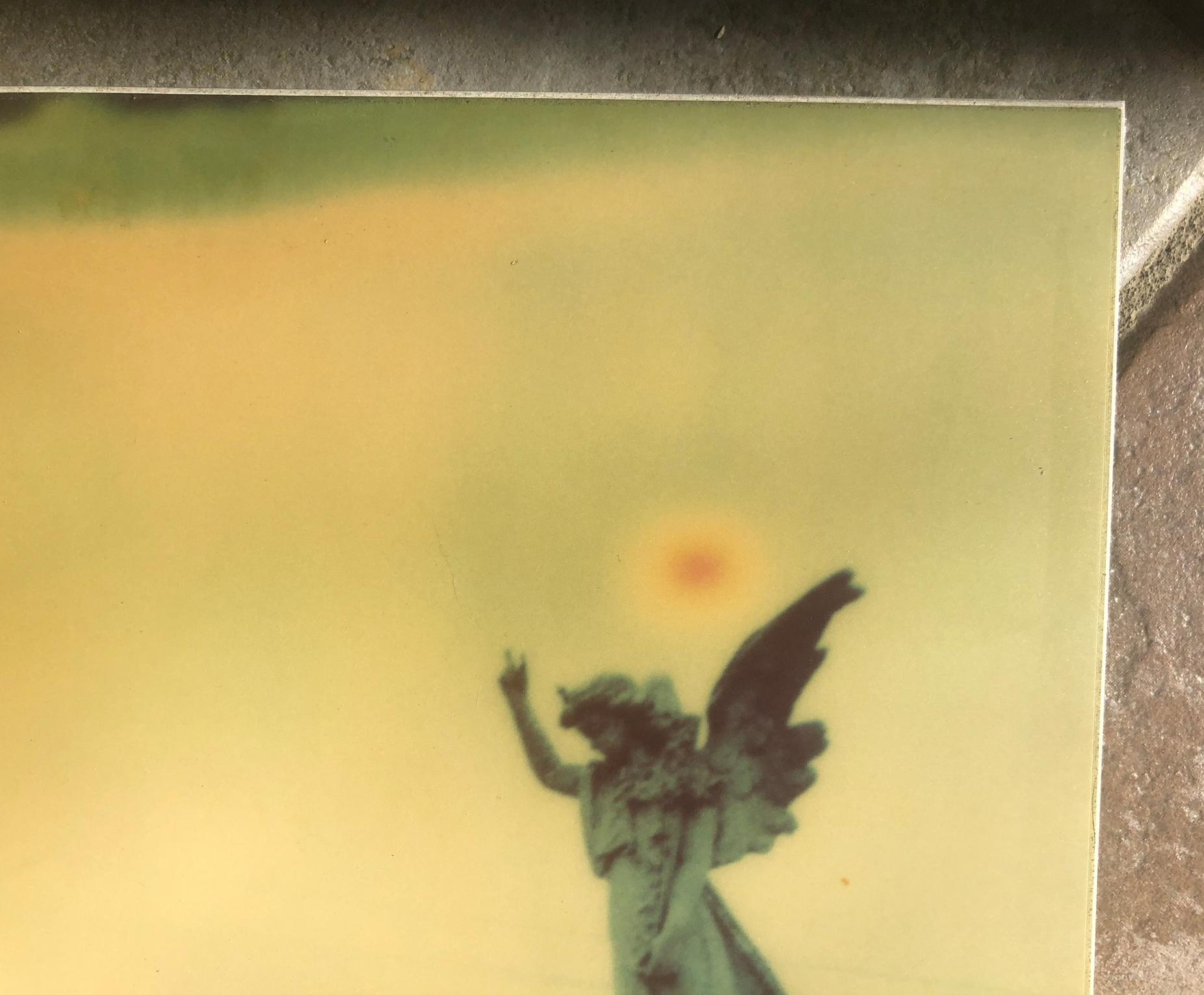 Guadalupe (The Last Picture Show) - mounted, analog, Polaroid, Contemporary For Sale 3