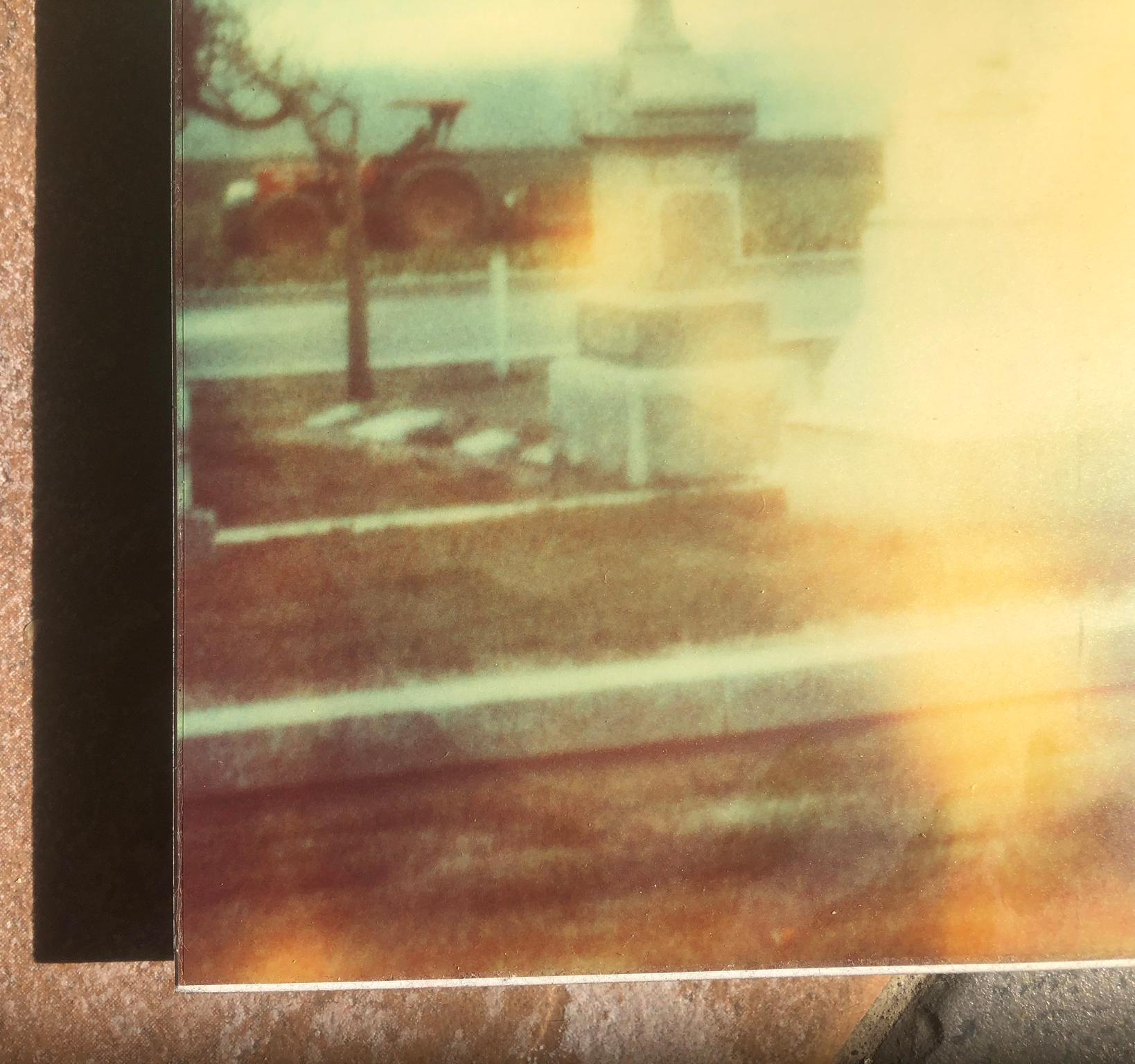Guadalupe (The Last Picture Show) - mounted, analog, Polaroid, Contemporary For Sale 1