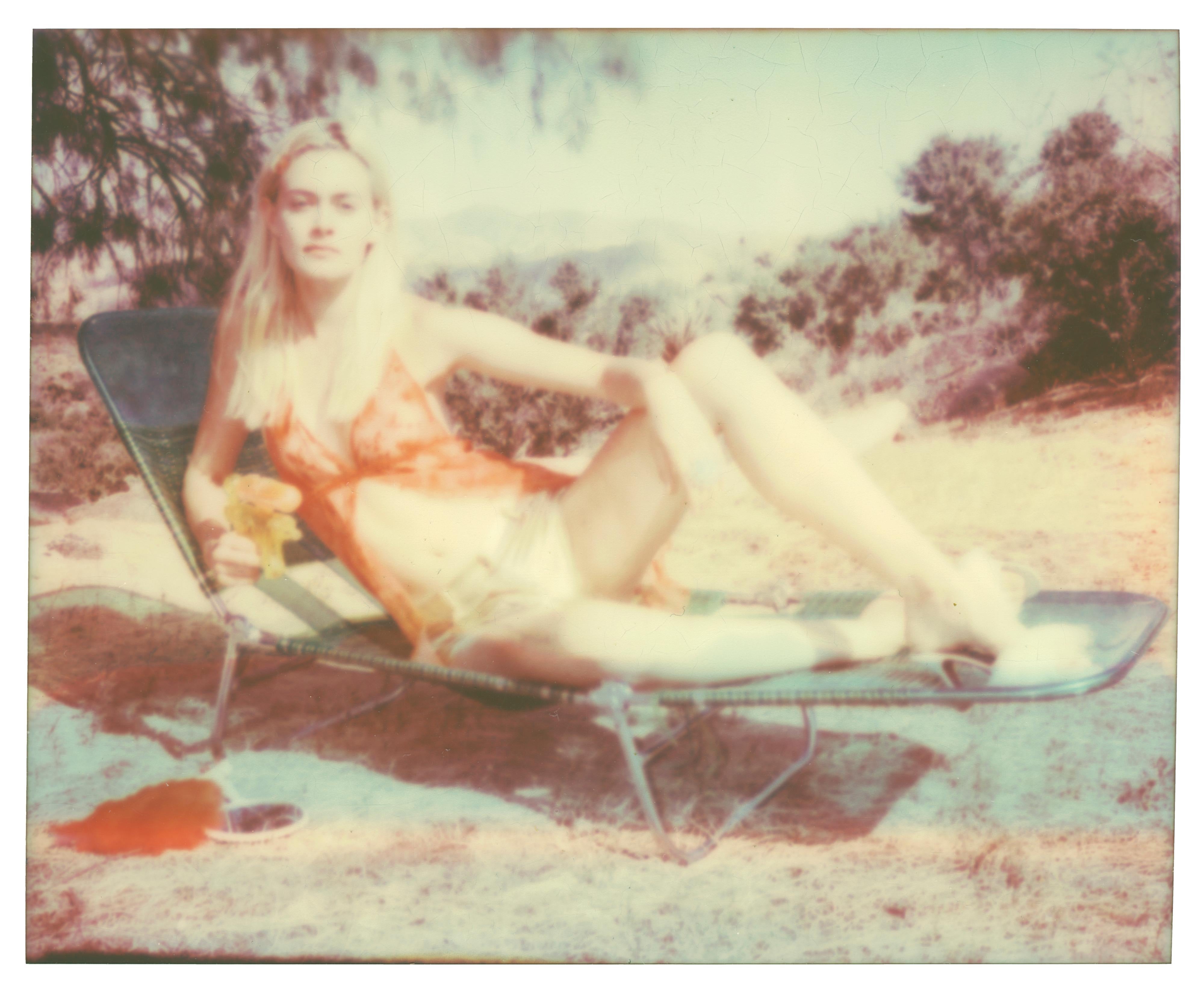 Color Photograph Stefanie Schneider - Lionne (Heavenly Falls) - Polaroid, Contemporary, Women