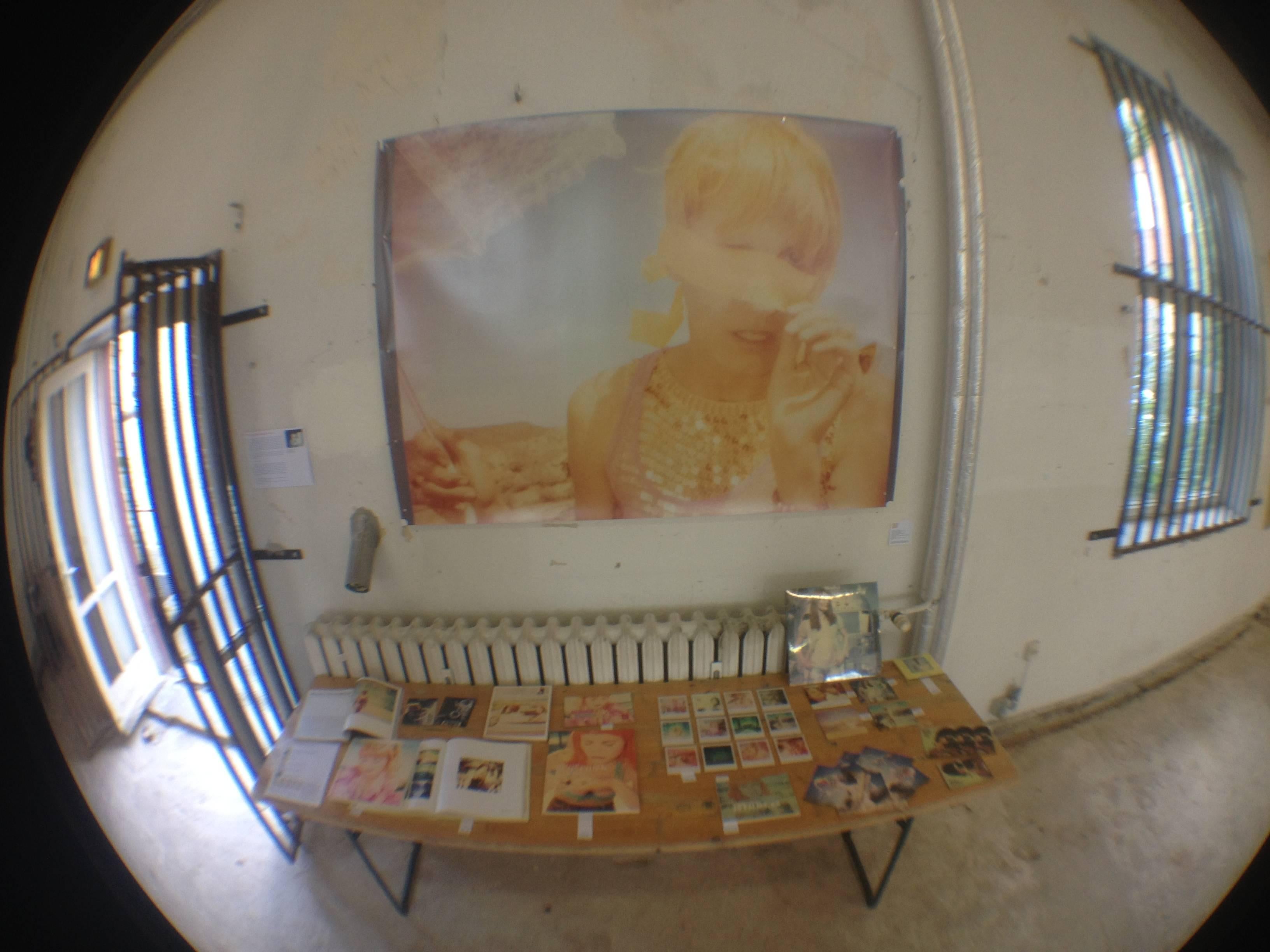 Il sogno di Heather - Contemporaneo, Ritratto, Donne, Polaroid, 21° secolo, Colore - Portrait Photograph Beige di Stefanie Schneider