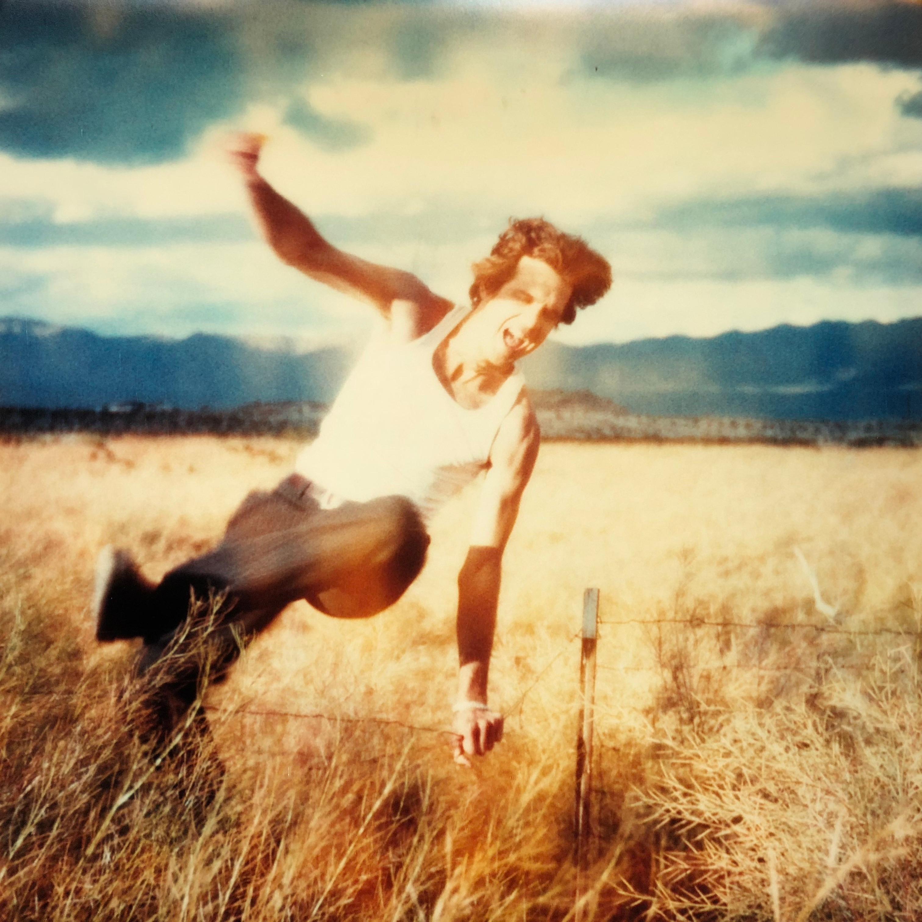 Field of Dreams (Sidewinder), analog- Polaroid, Contemporary, 21st Century - Photograph by Stefanie Schneider
