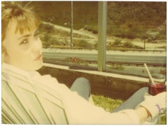 Vista de autopista (Suburbia) - Contemporáneo, Polaroid, Fotografía, Retrato