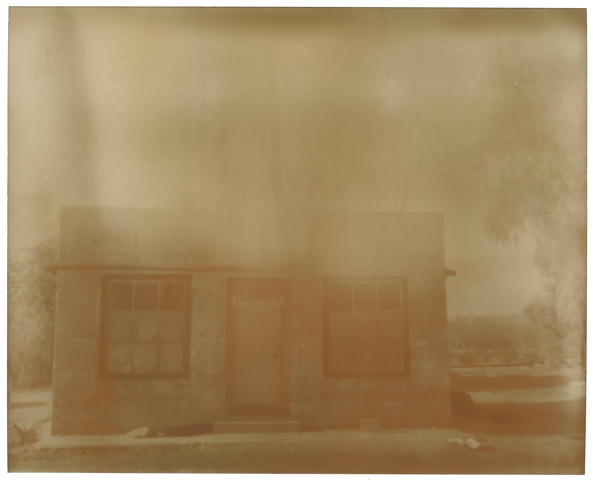Stefanie Schneider Landscape Photograph - Homestead (California Badlands) - Contemporary, Polaroid, Landscape