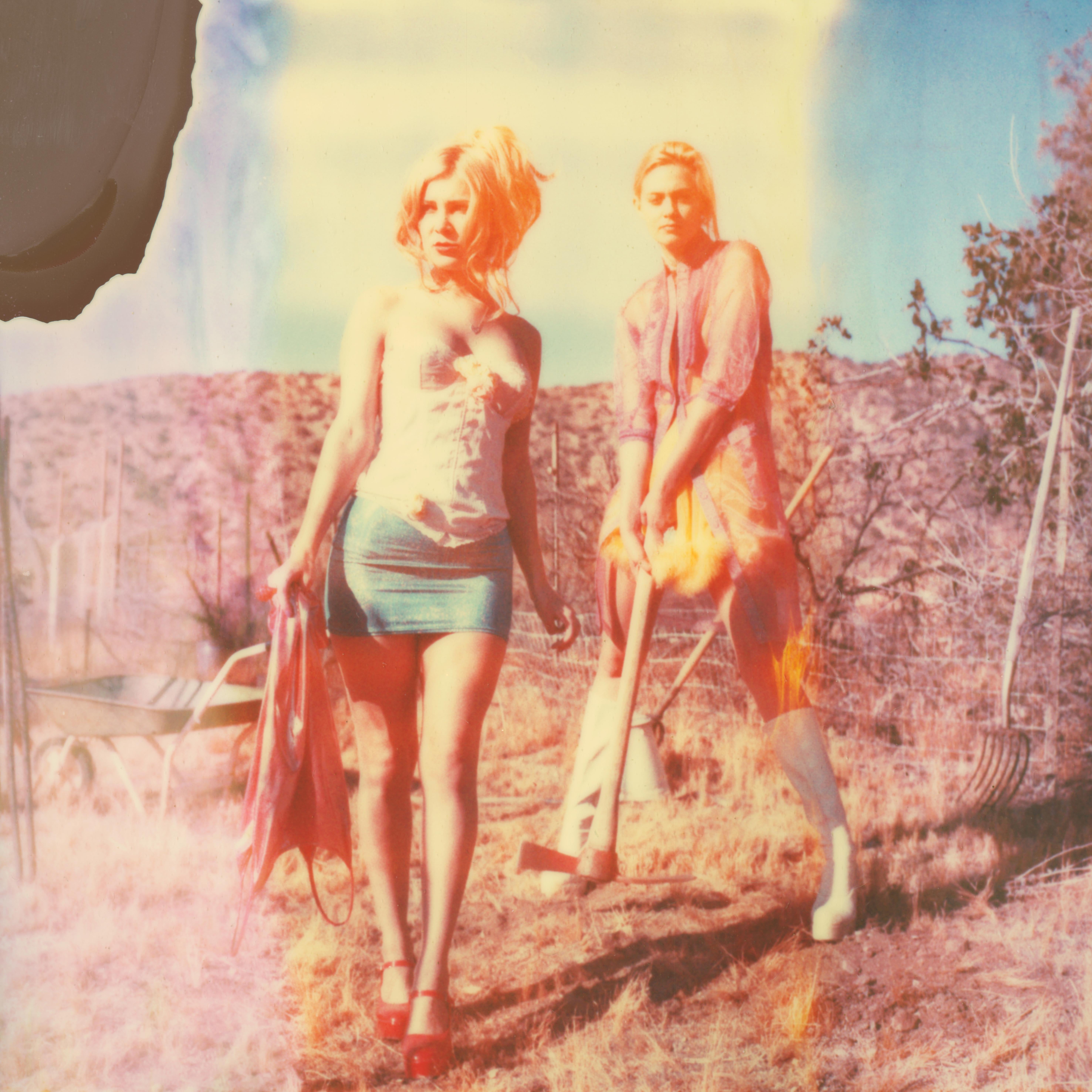 Homesteading (Heavenly Falls) - Polaroid, Contemporary, 21st Century, Color