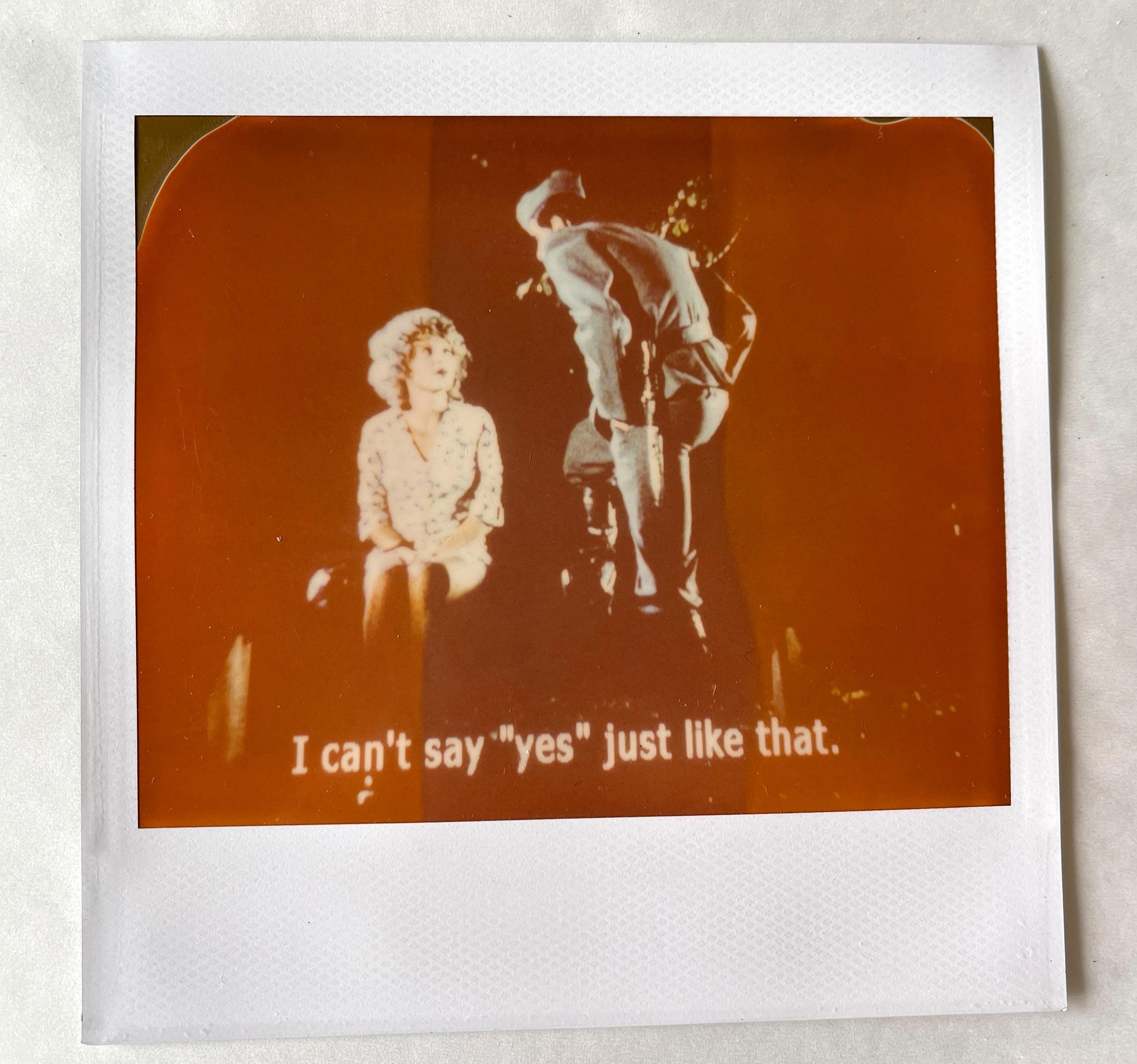 Stefanie Schneider Color Photograph - I can't say "yes" just like that (Stranger than Paradise) - Original Polaroid