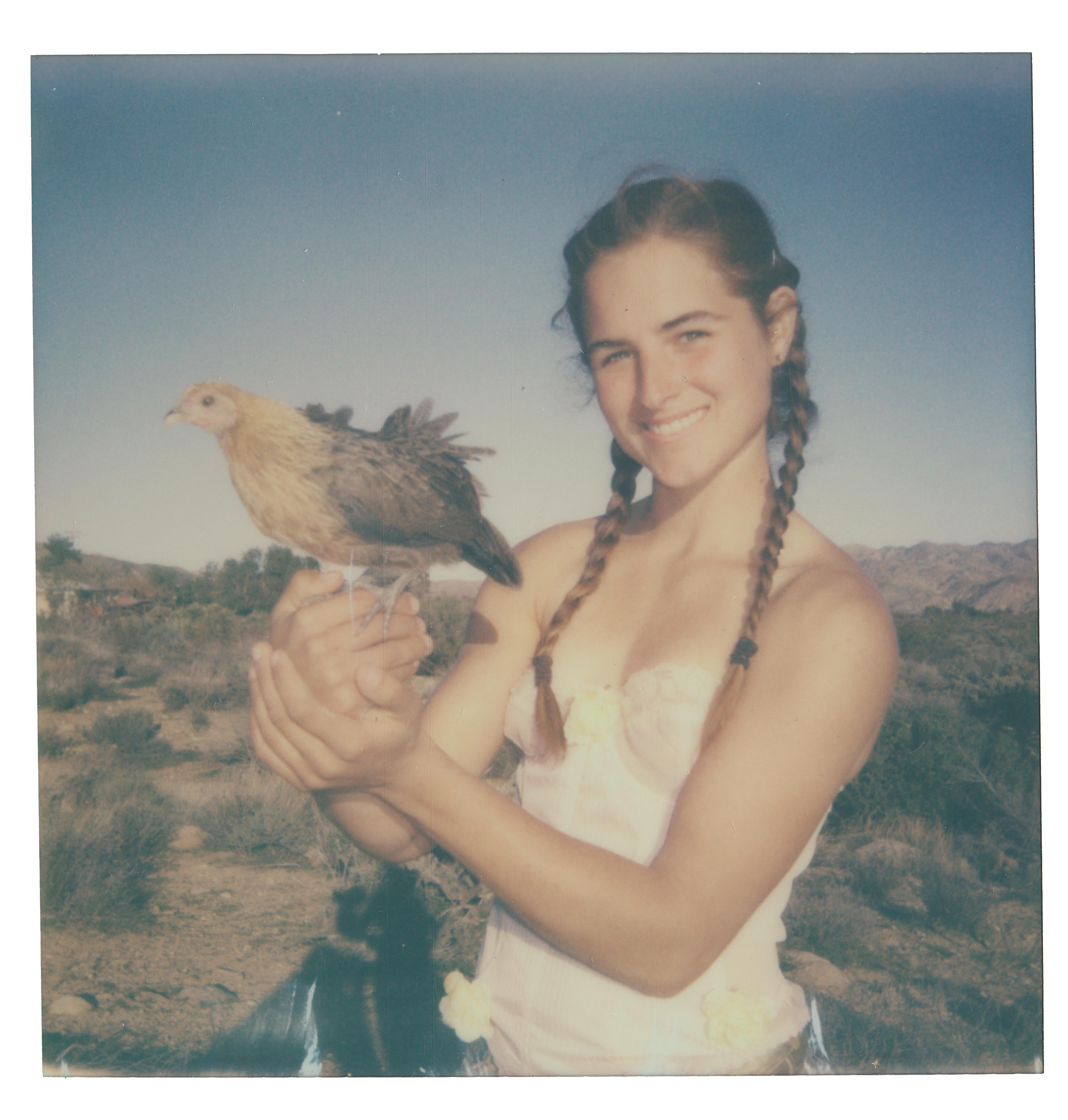 Stefanie Schneider Black and White Photograph - If I could fly (Chicks and Chicks and sometimes Cocks)