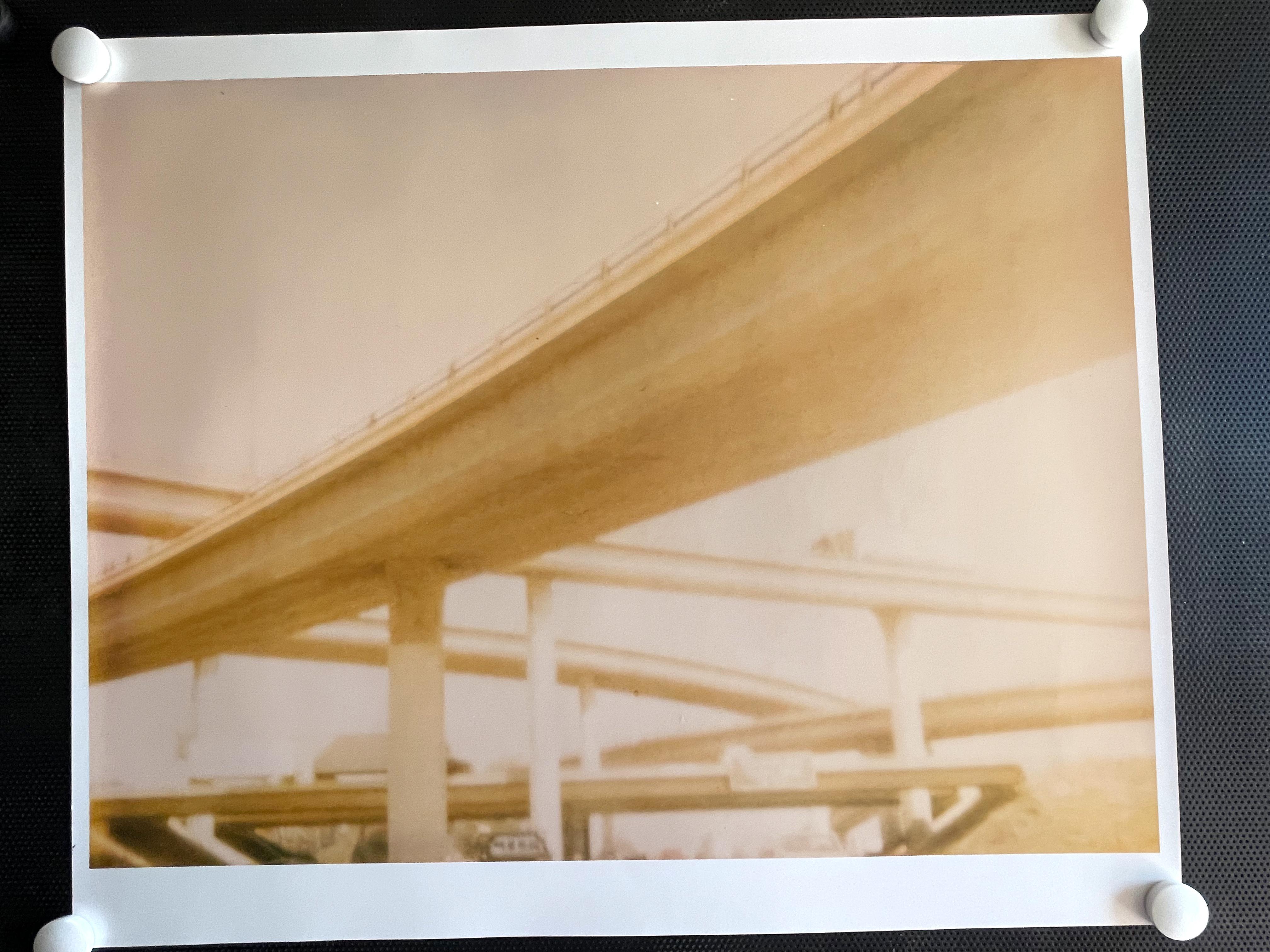 Interstate 10 Overpass (Drive to the Desert) - analog hand-print For Sale 2