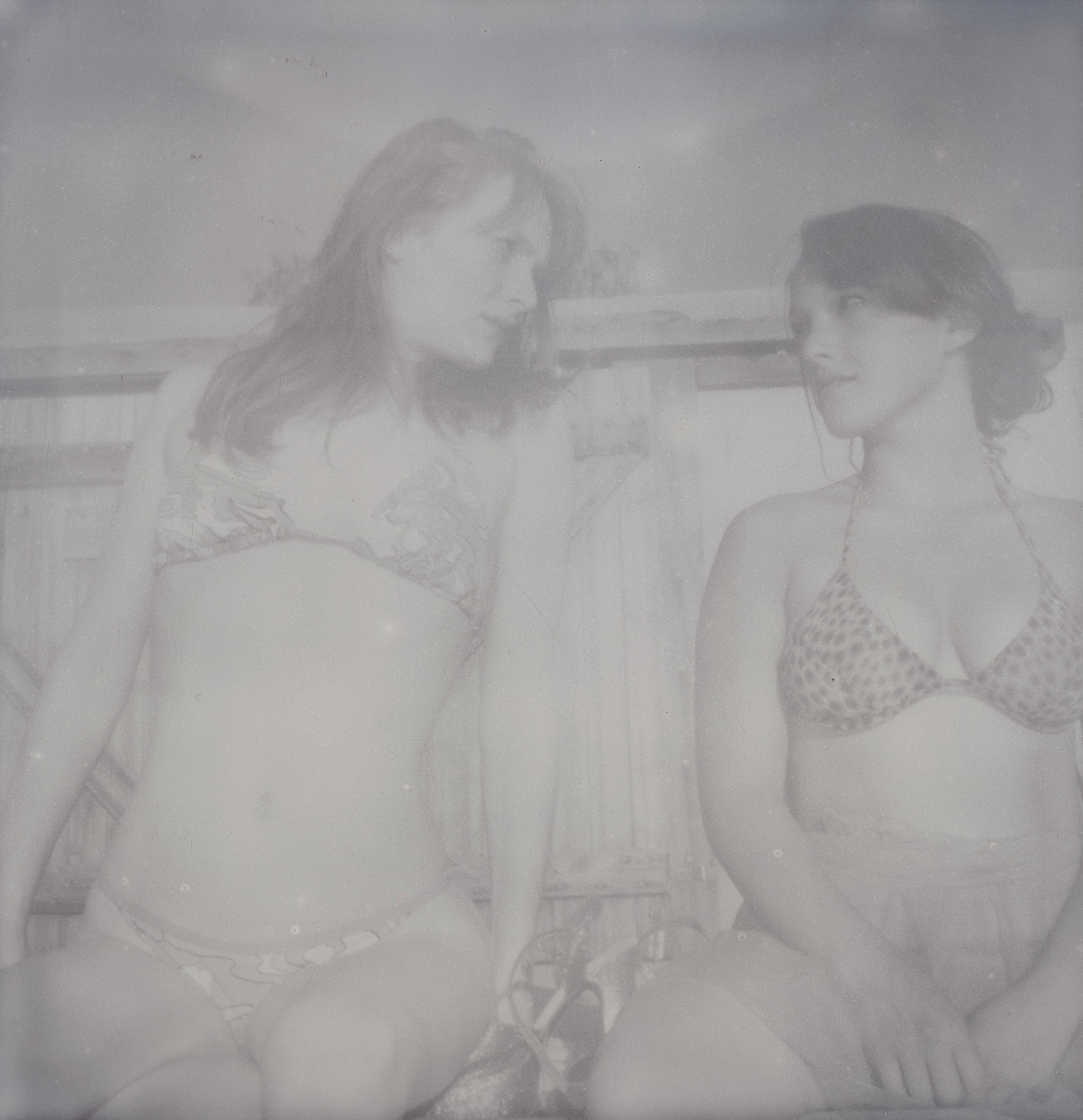 Stefanie Schneider Black and White Photograph - It's written in the Moonlight (Till Death Do Us Part) - Contemporary, Polaroid