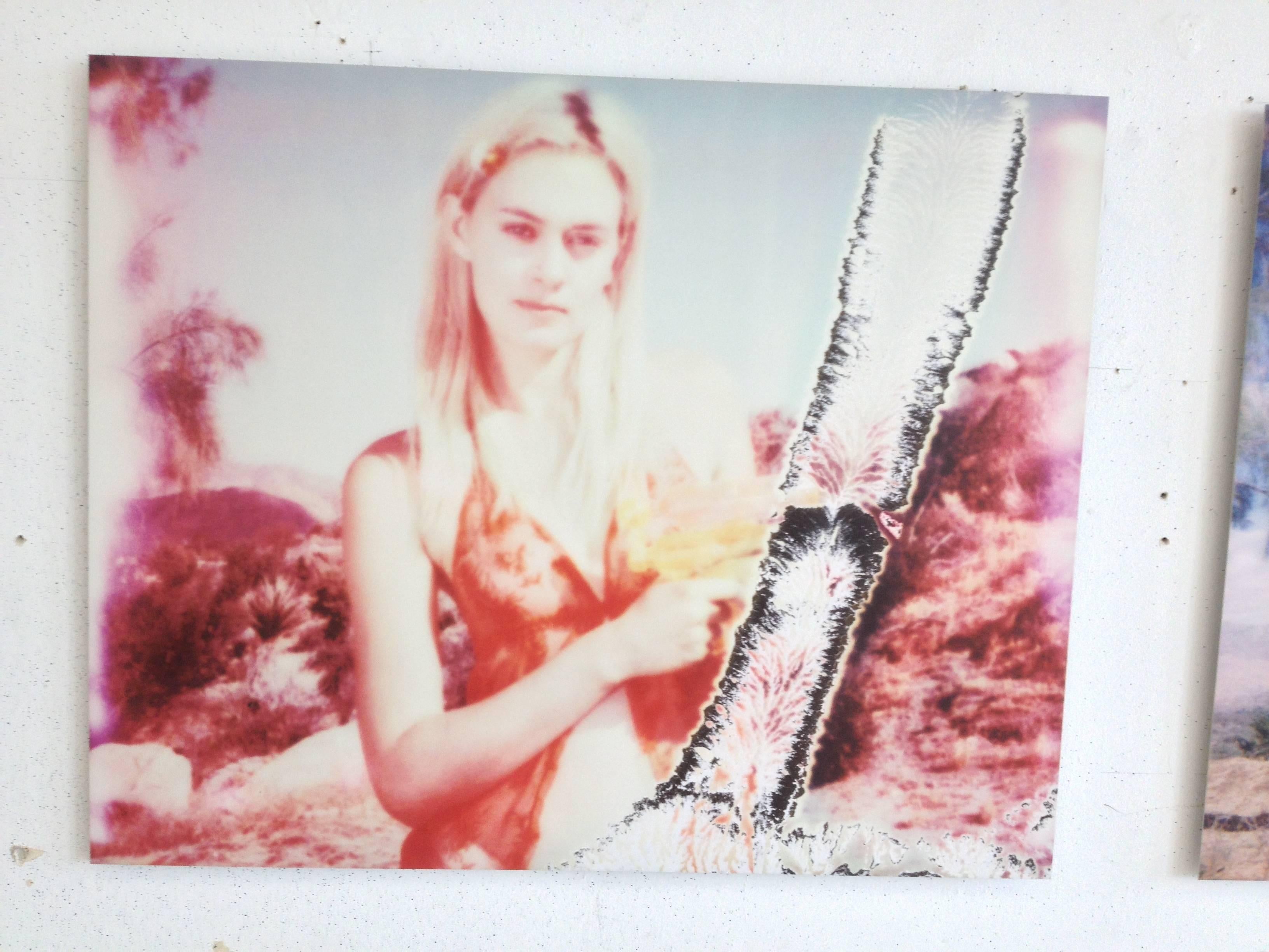 Whirling silently in Space (Heavenly Falls) - 21st Century, Polaroid, Portrait - Photograph by Stefanie Schneider