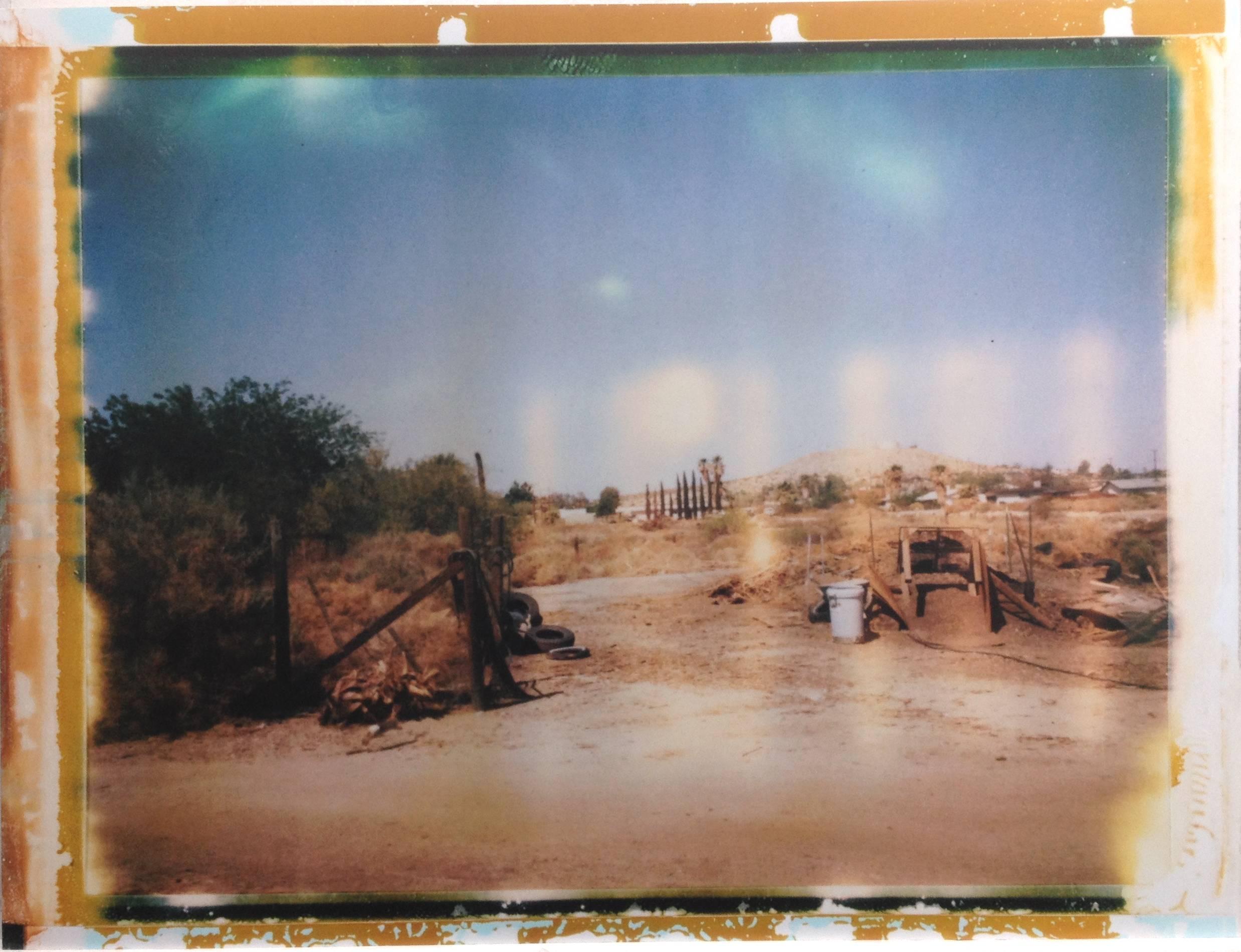 Stefanie Schneider Landscape Photograph - Jane's Place - 29 Palms, CA based on a Polaroid Original 