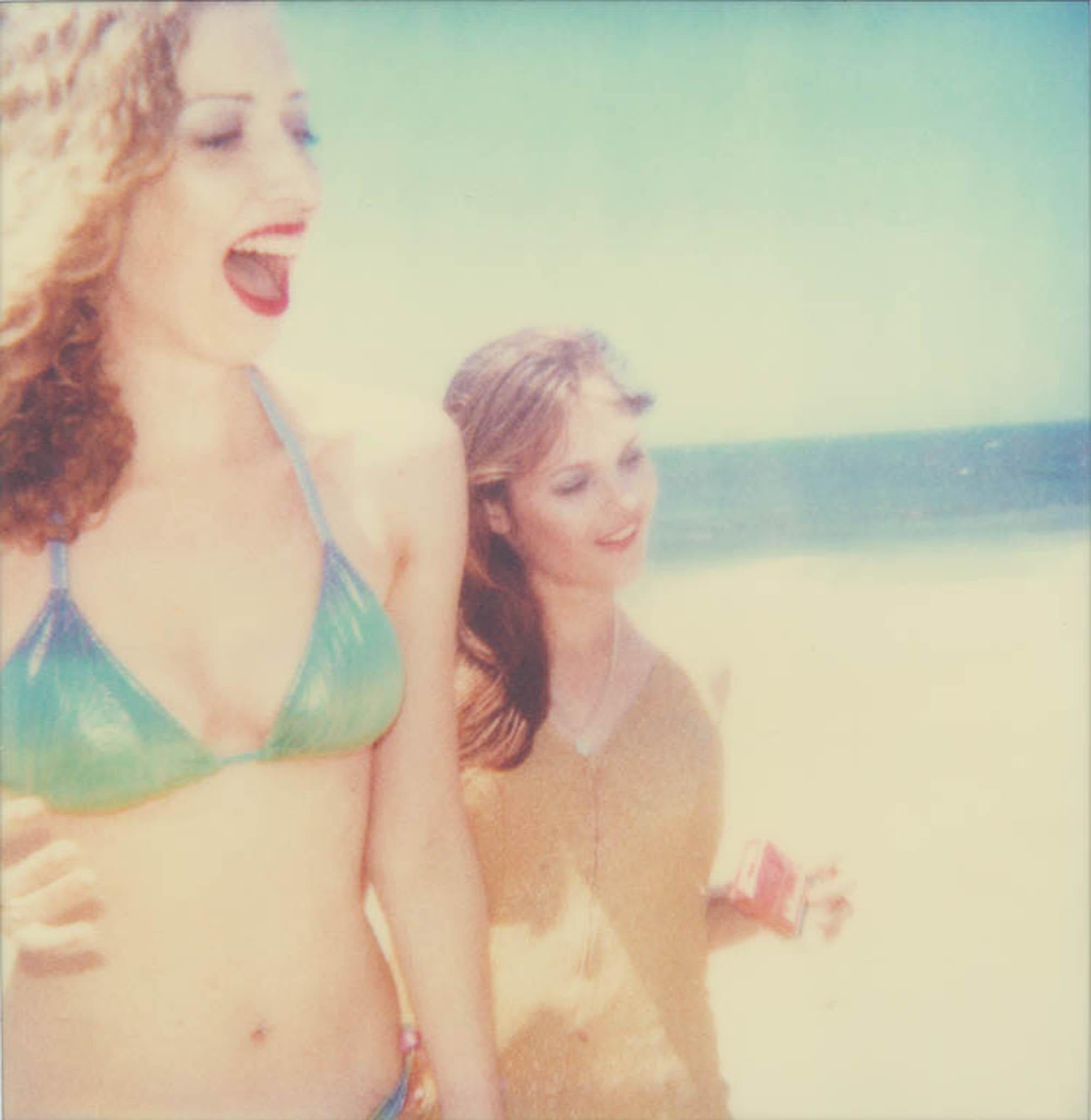 Stefanie Schneider Color Photograph - Jaunty  (Beachshoot) - Polaroid, Contemporary
