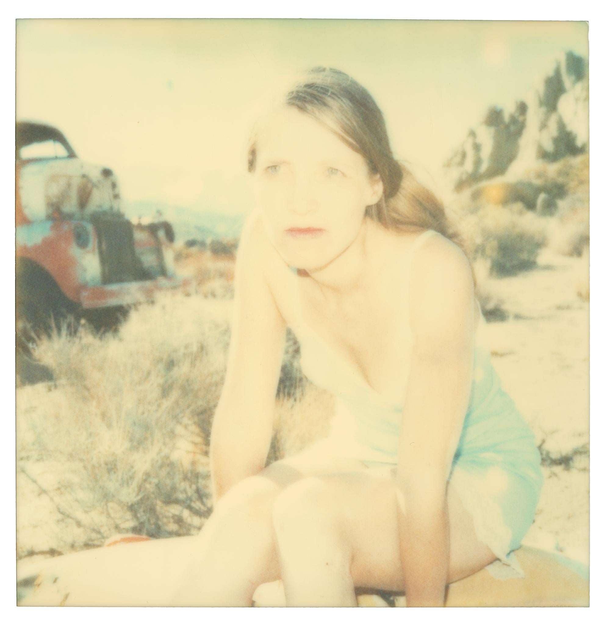 Stefanie Schneider Landscape Photograph - Jordan (Wastelands) - Contemporary, 21st Century, Polaroid, Figurative