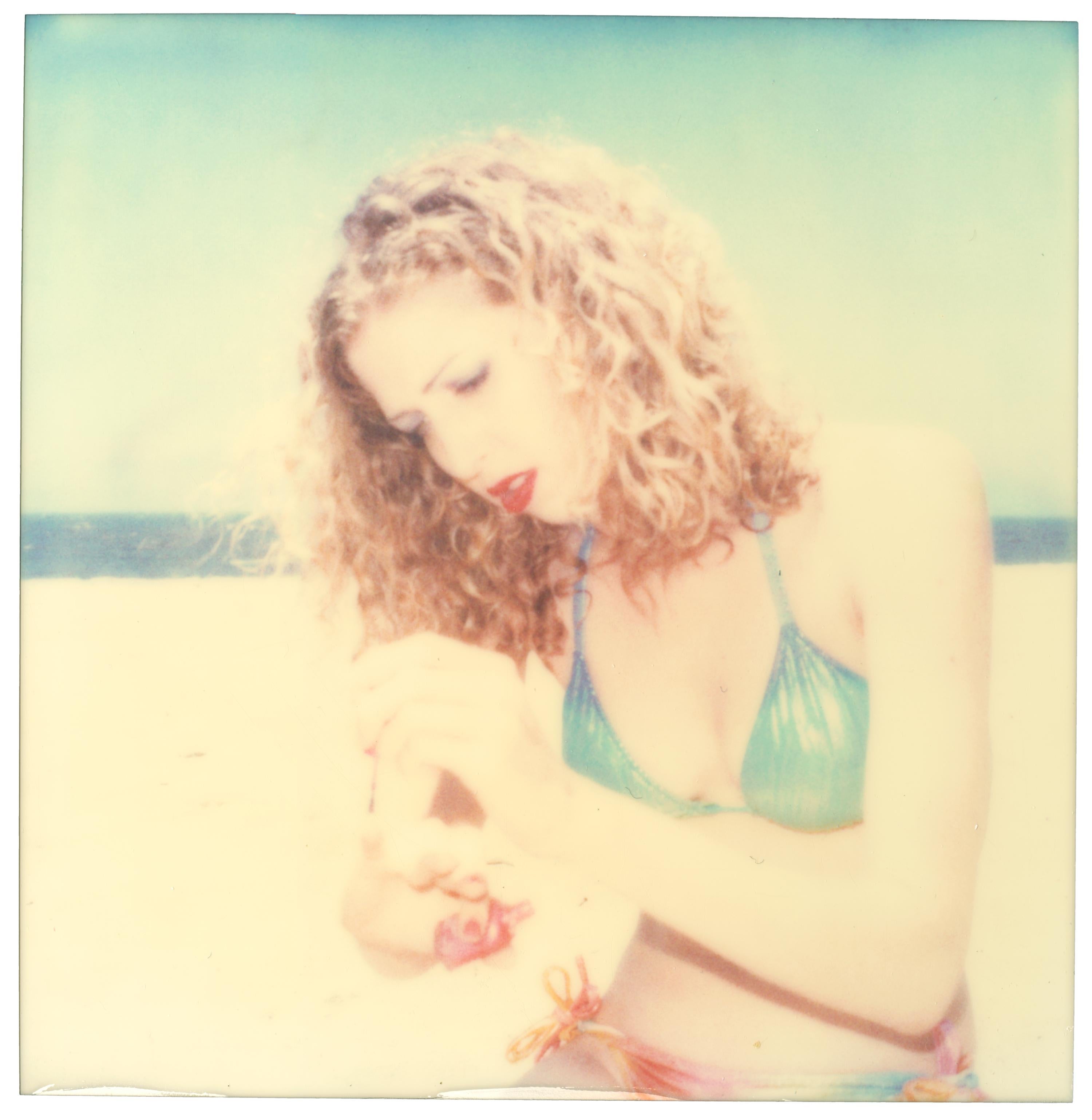 Stefanie Schneider Portrait Photograph - Kelly (Beachshoot) - Polaroid, Contemporary