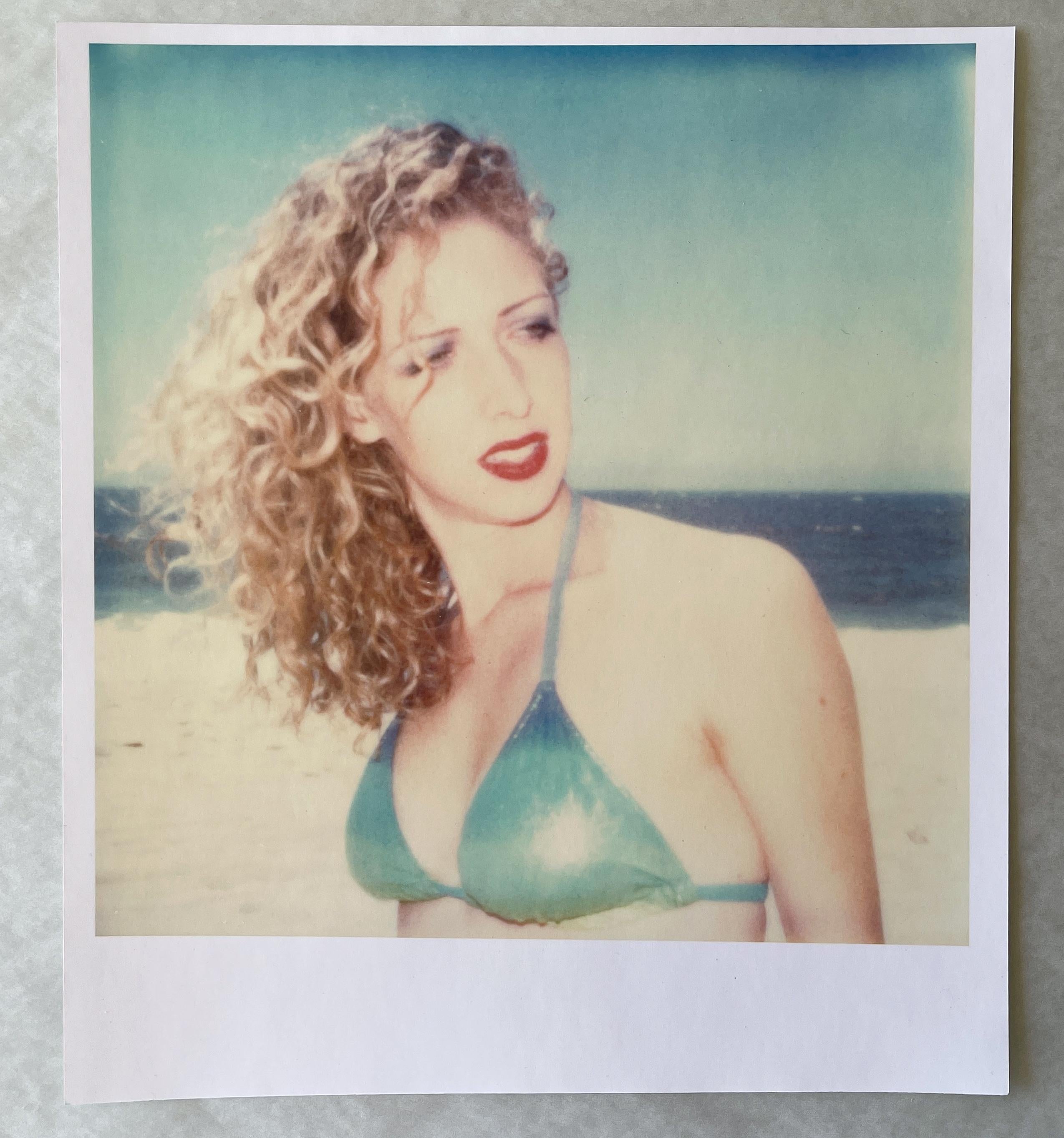 Kelly II (Beachshoot) - Contemporary, 21st century, Polaroid, Portrait - Photograph by Stefanie Schneider