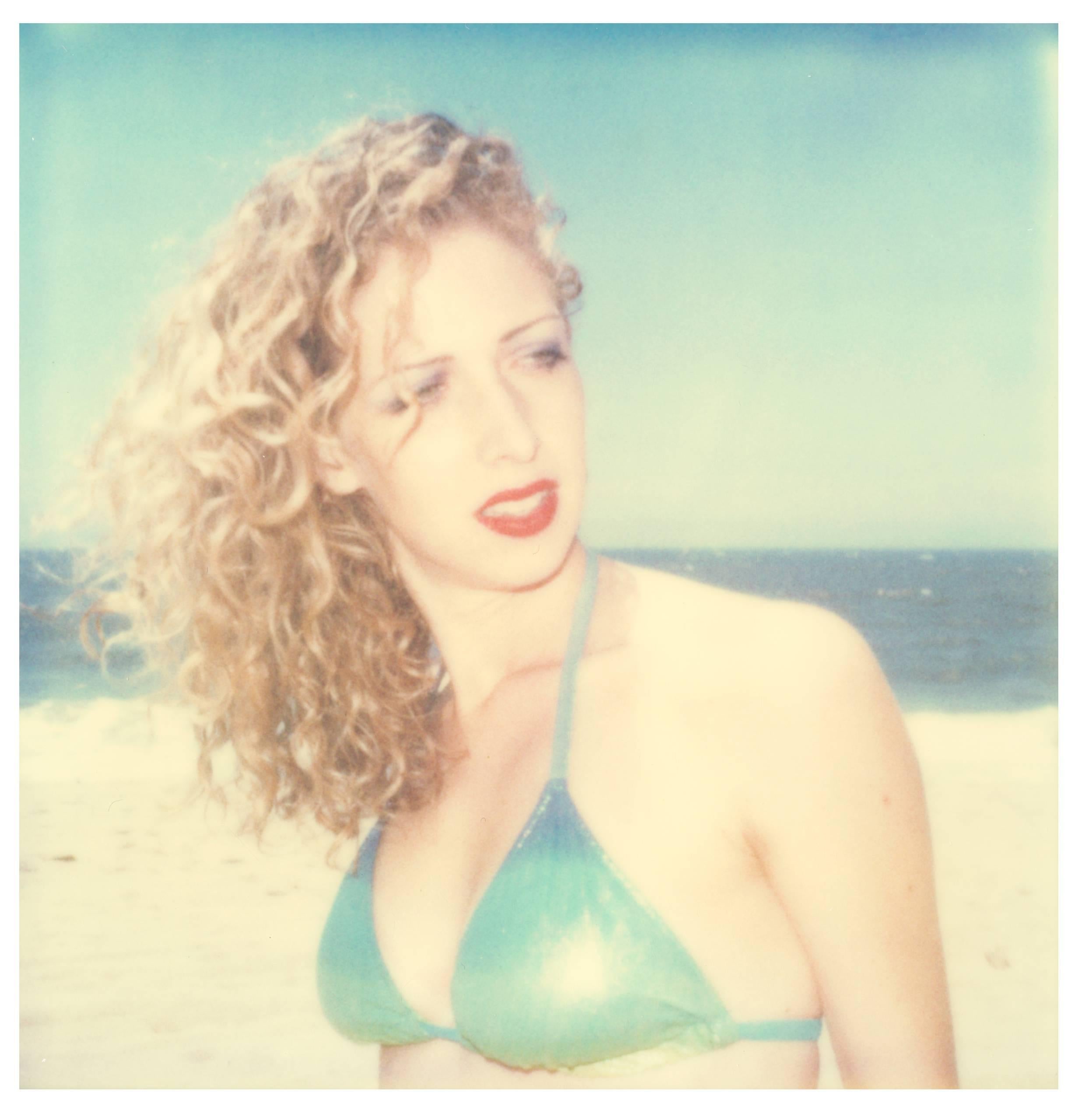 Stefanie Schneider Color Photograph - Kelly II (Beachshoot) - Contemporary, 21st century, Polaroid, Portrait