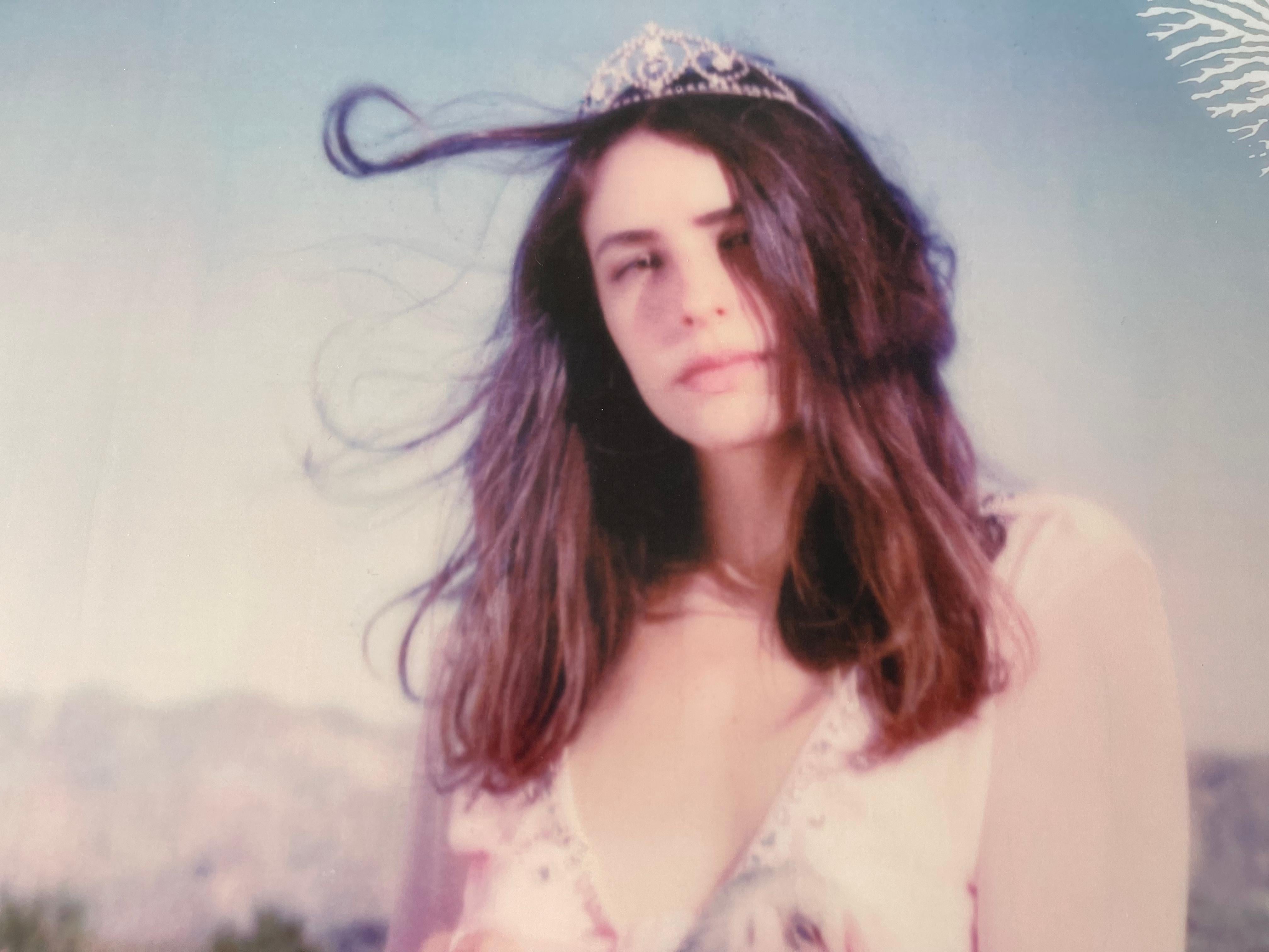 Lady Bird (Chicks and Chicks and sometimes Cocks) - Polaroid, Contemporanea - Color Photograph Grigio di Stefanie Schneider